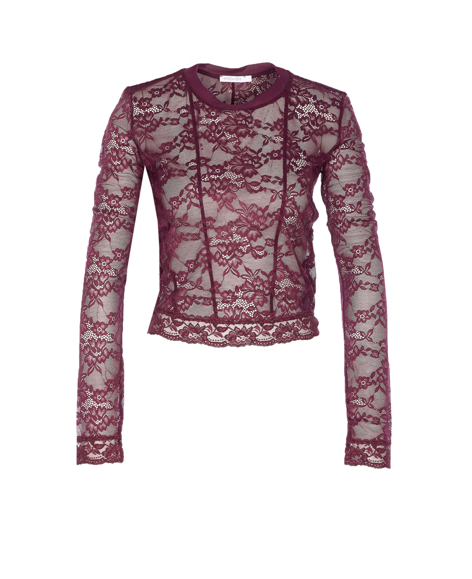 Patrizia Pepe T-Shirts And Polos Red Polyamide