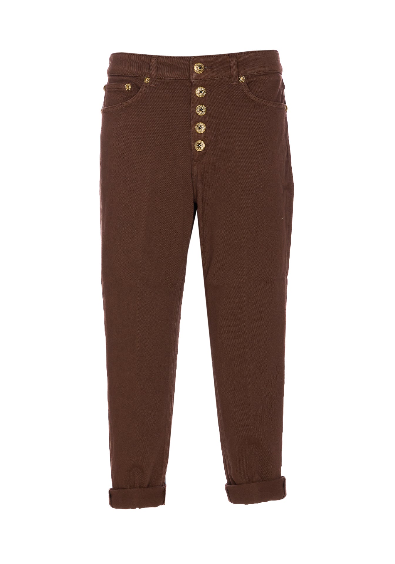 Dondup Jeans Brown Cotton