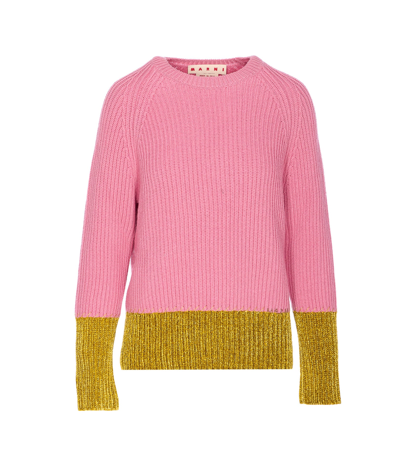 Marni Sweaters Pink Virgin Wool