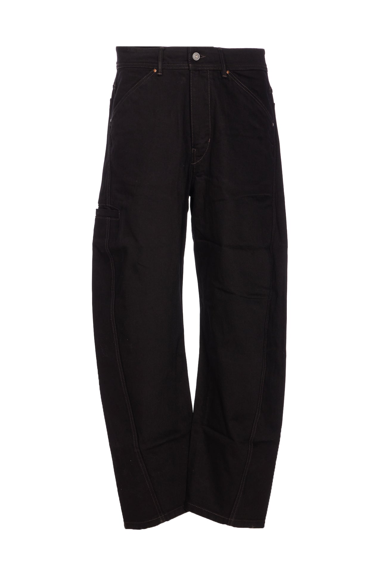 Lemaire Trousers Black Cotton
