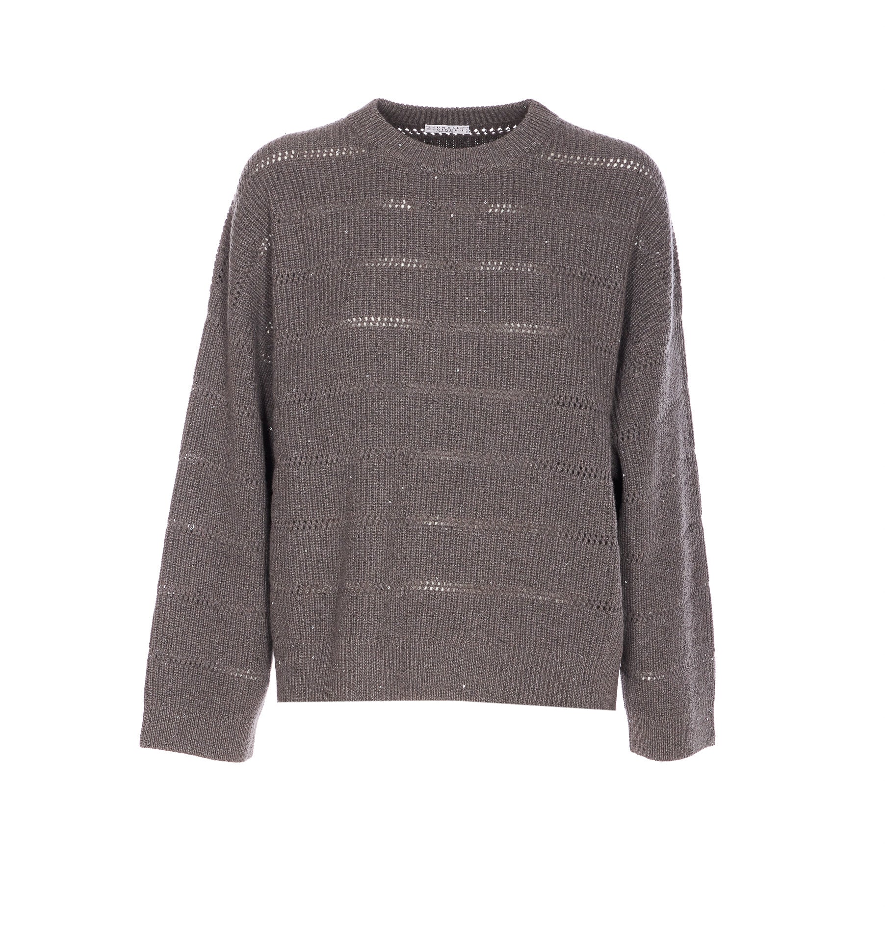 Brunello Cucinelli Sweaters Grey Cashmere