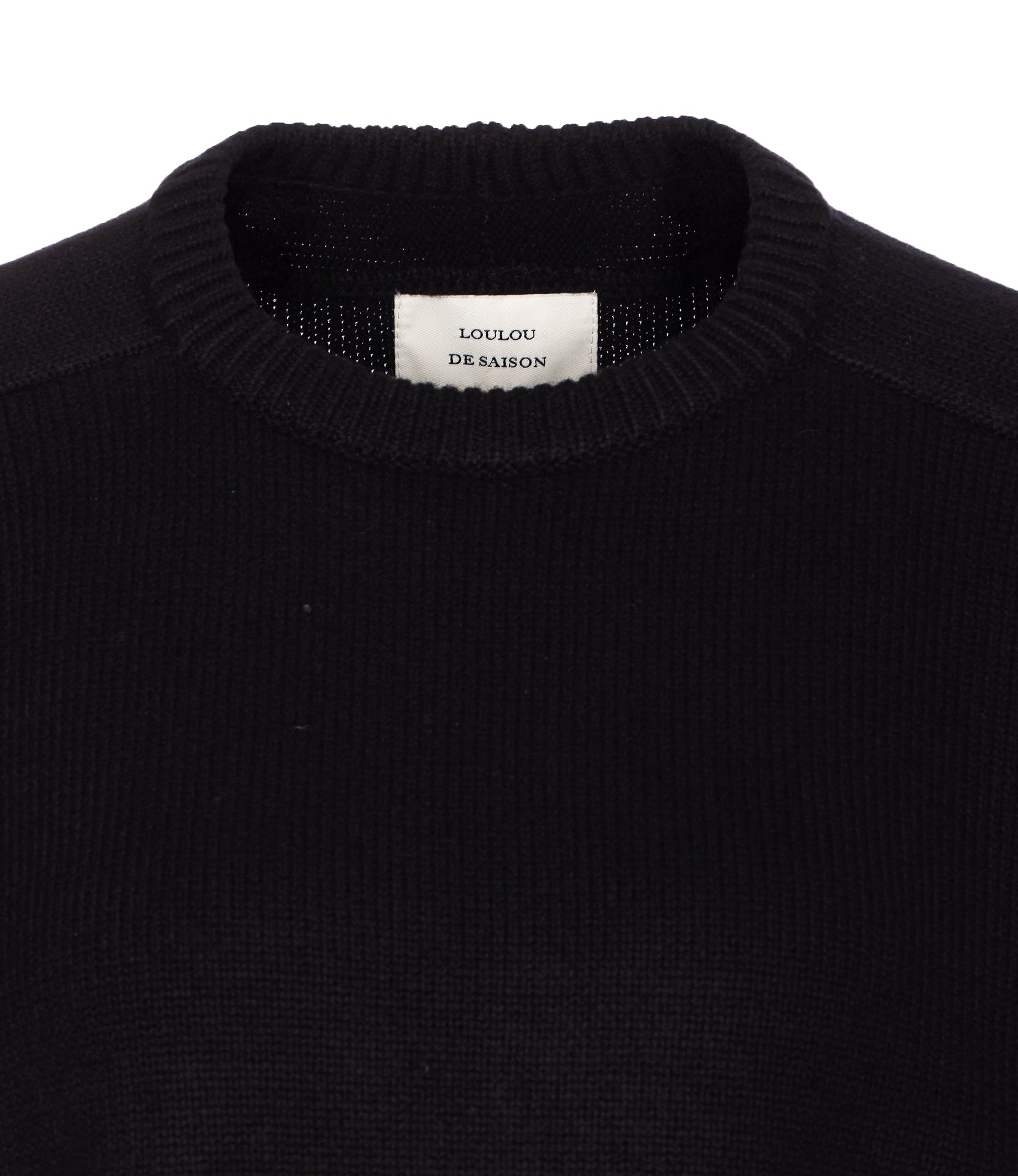 Loulou De Saison Sweaters Black Merino Wool