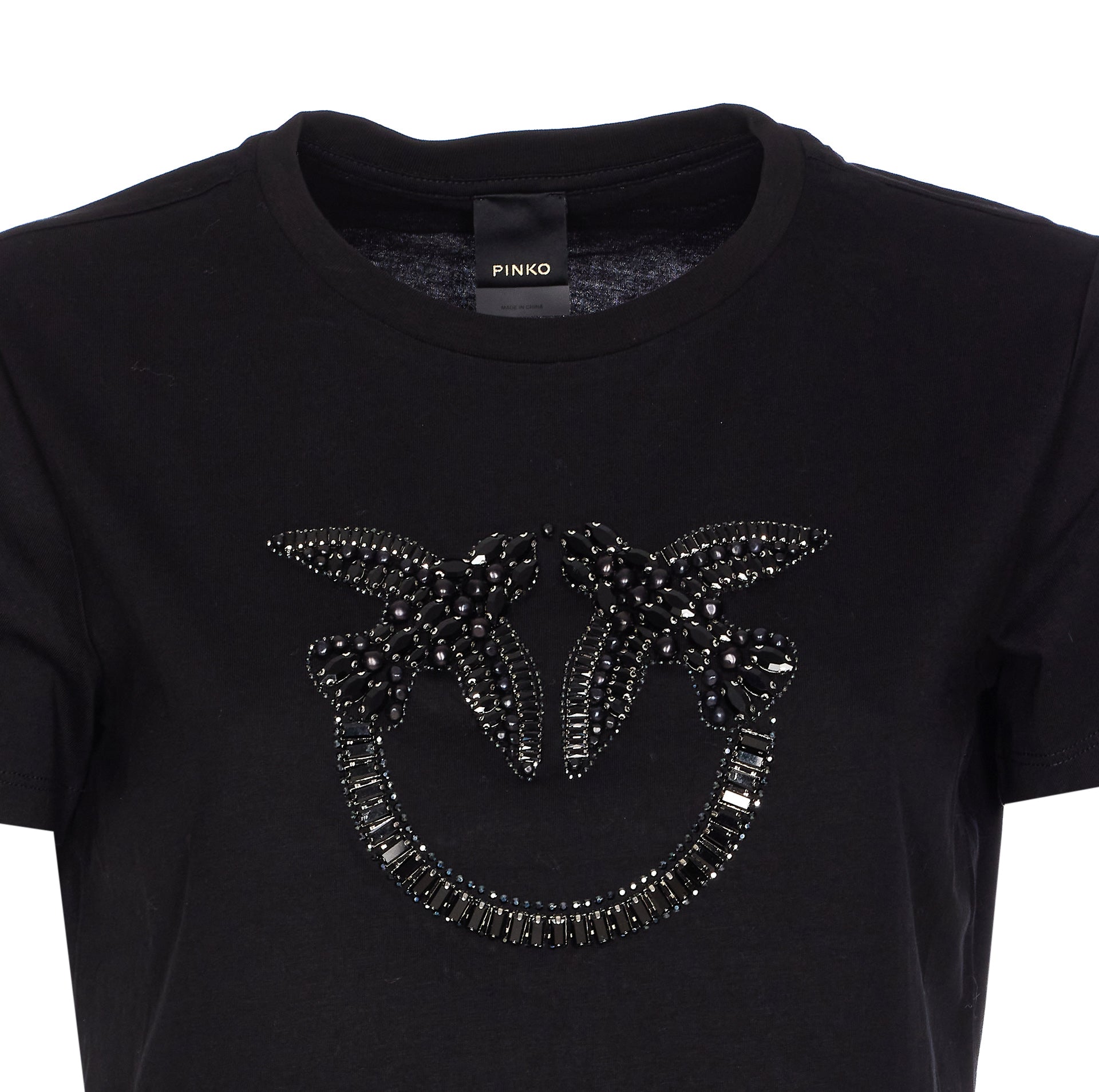 Pinko T-shirts and Polos Black Cotton