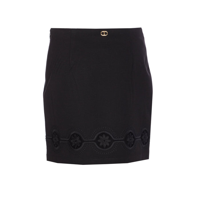 Twin-set Skirts Black Viscose