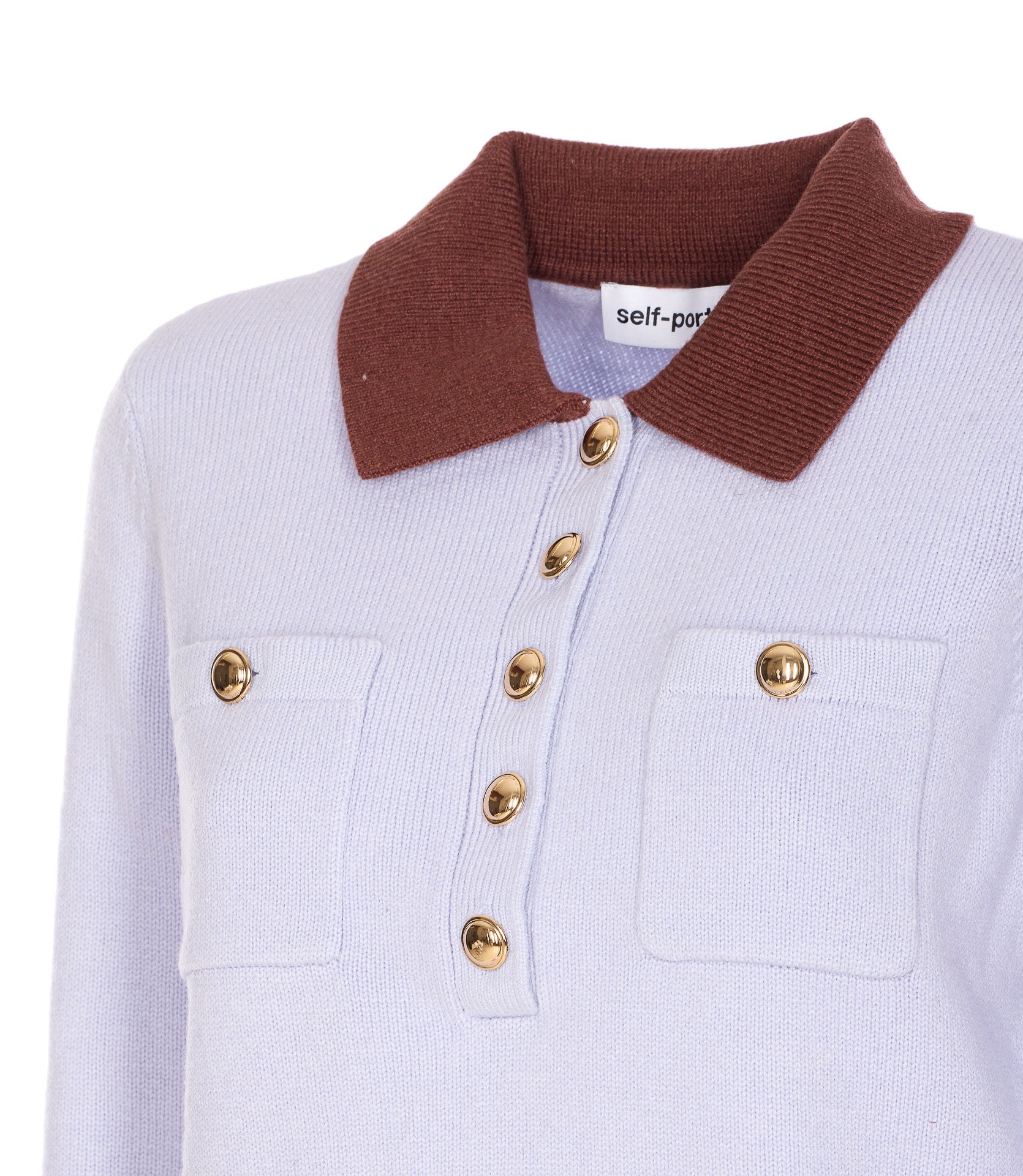 Self Portrait Sweaters Lilac Wool