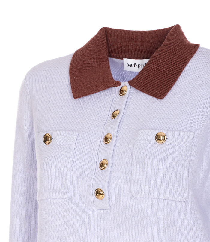 Self Portrait Sweaters Lilac Wool