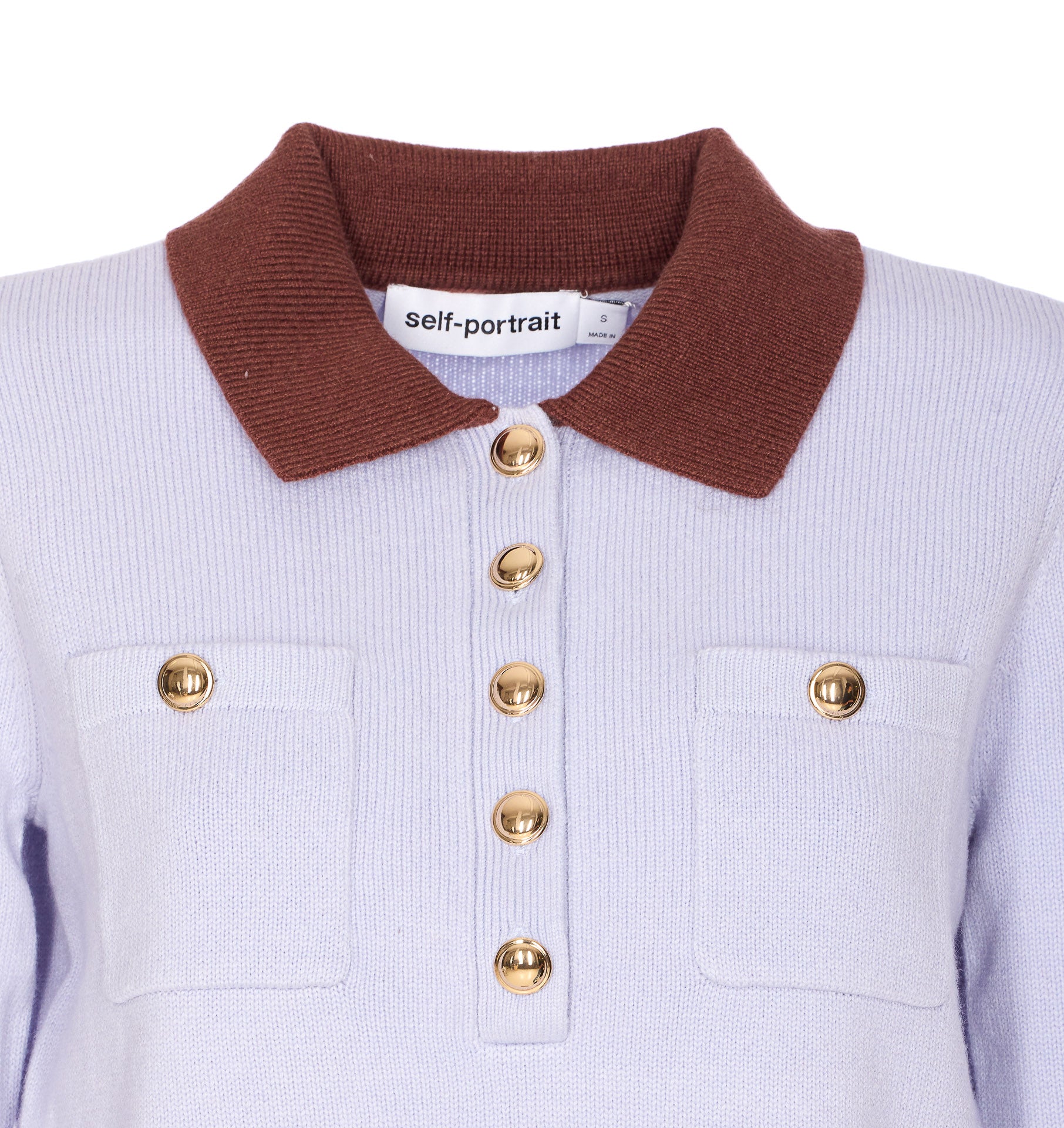 Self Portrait Sweaters Lilac Wool