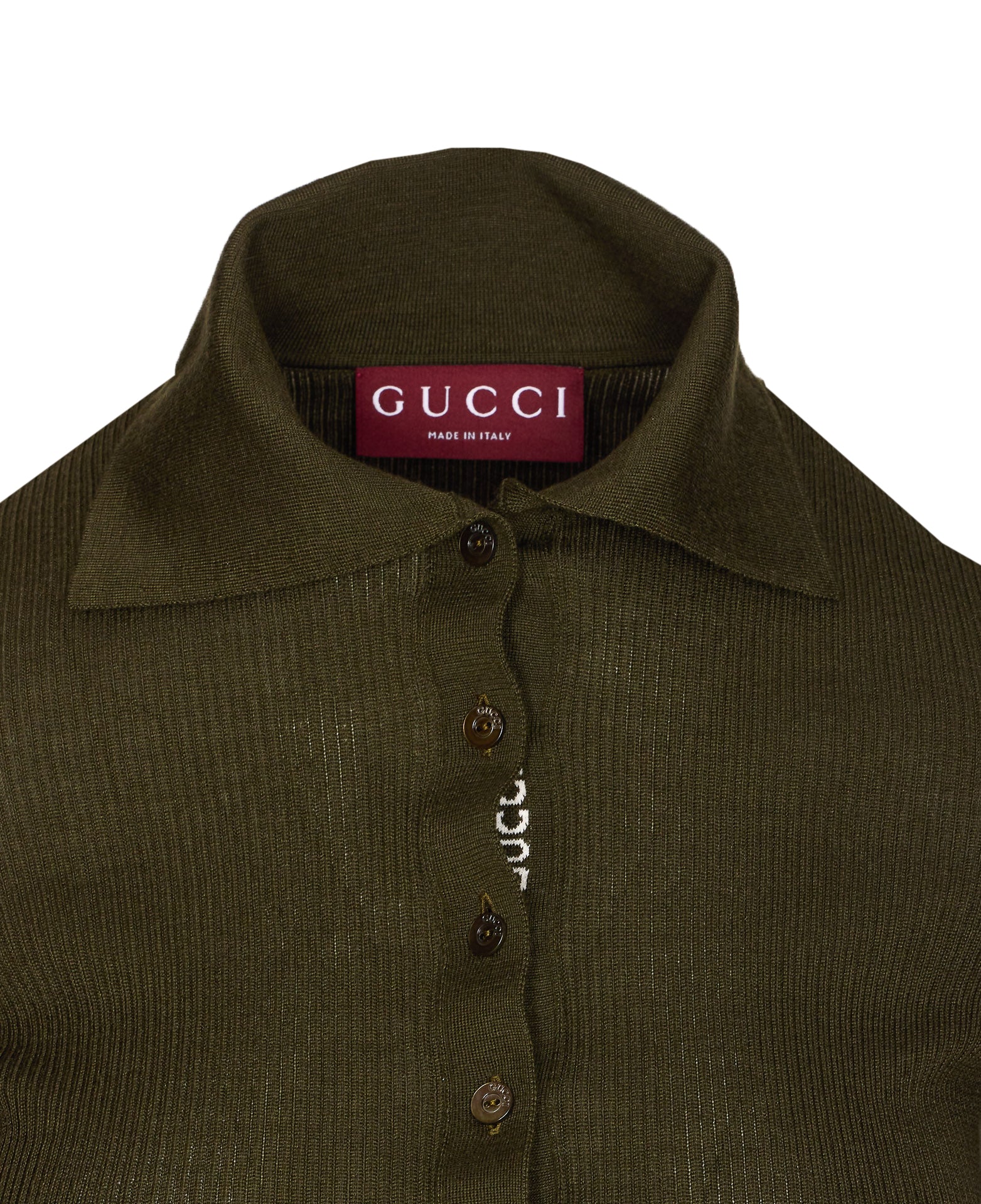 Gucci T-Shirts And Polos Green Cashmere