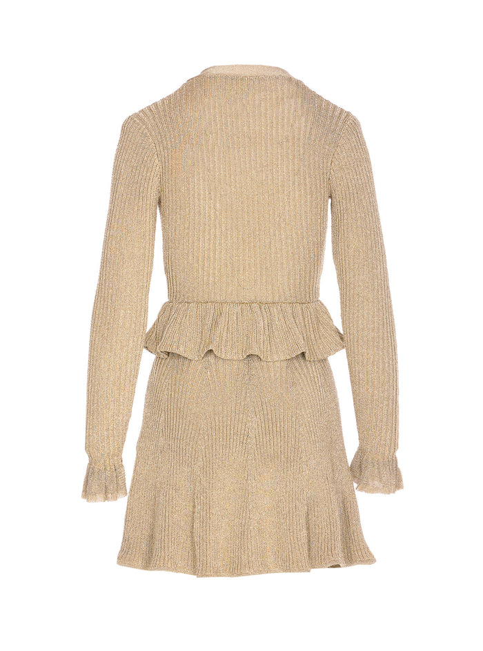 Self Portrait Dresses Beige Viscose