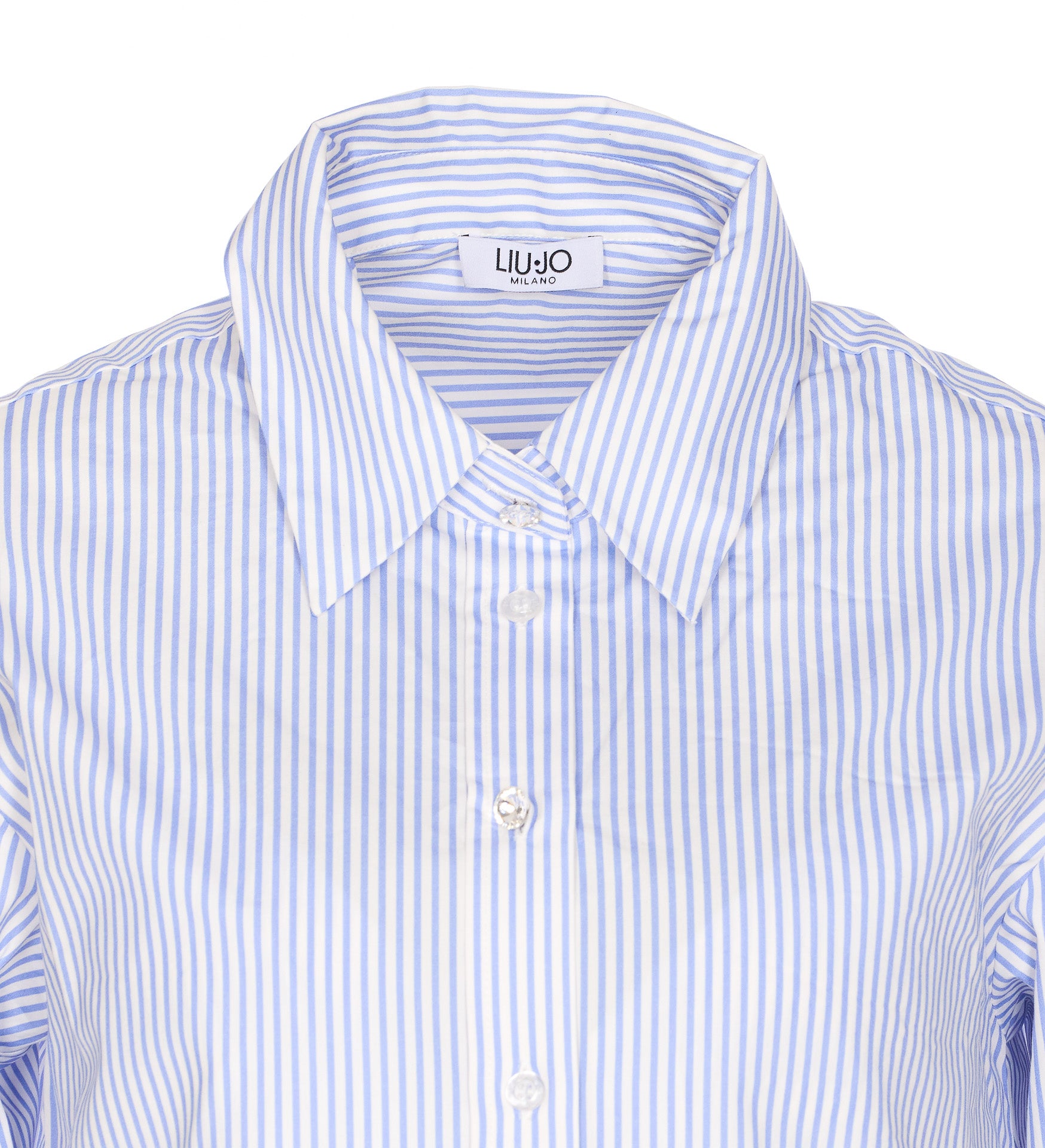 Liu Jo Shirts Blue Cotton