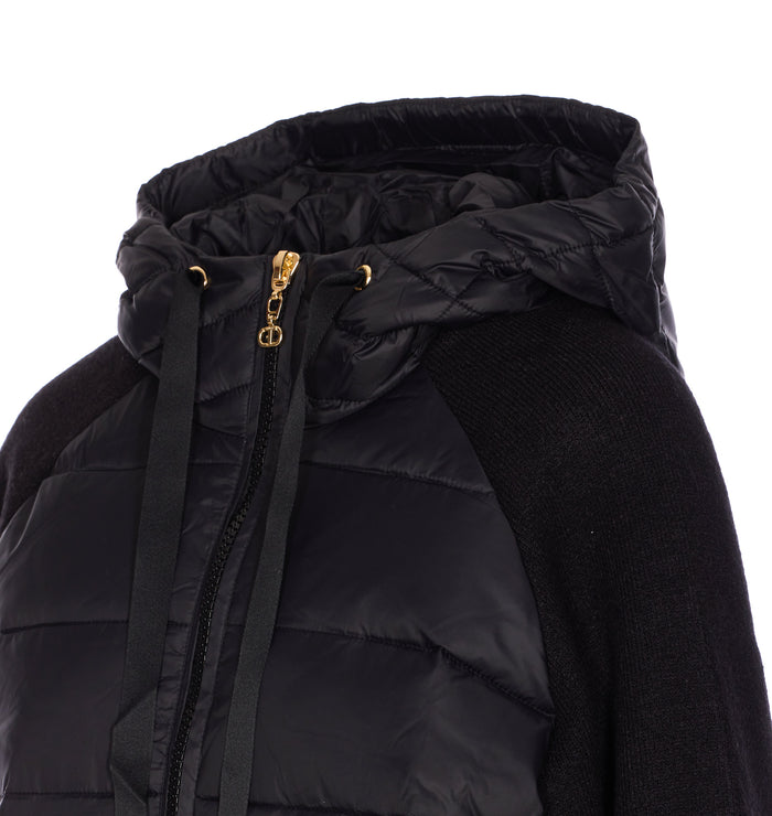 Twin-Set Coats Black Polyamide
