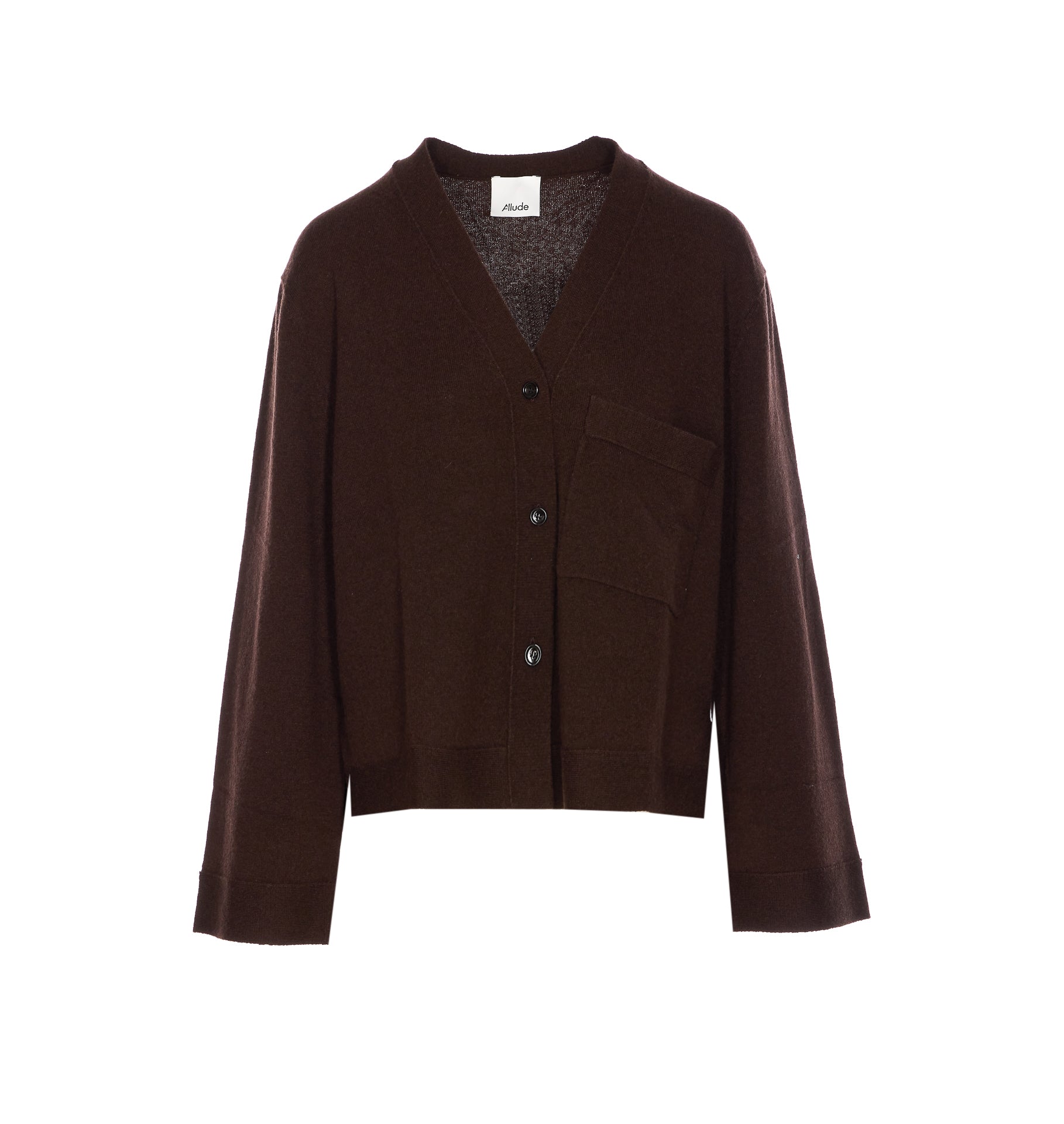 Allude Sweaters Brown Virgin Wool