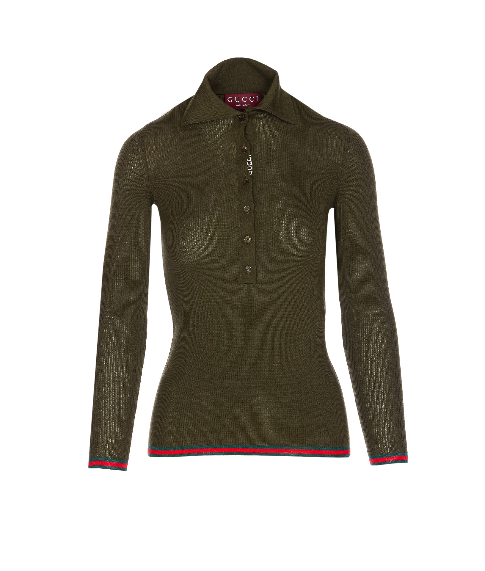 Gucci T-Shirts And Polos Green Cashmere