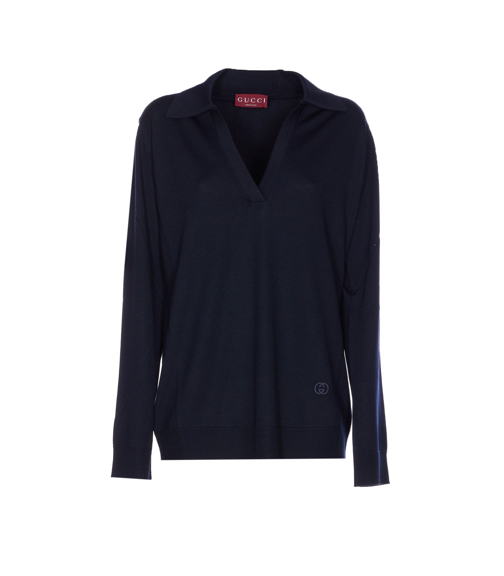Gucci Sweaters Blue Wool