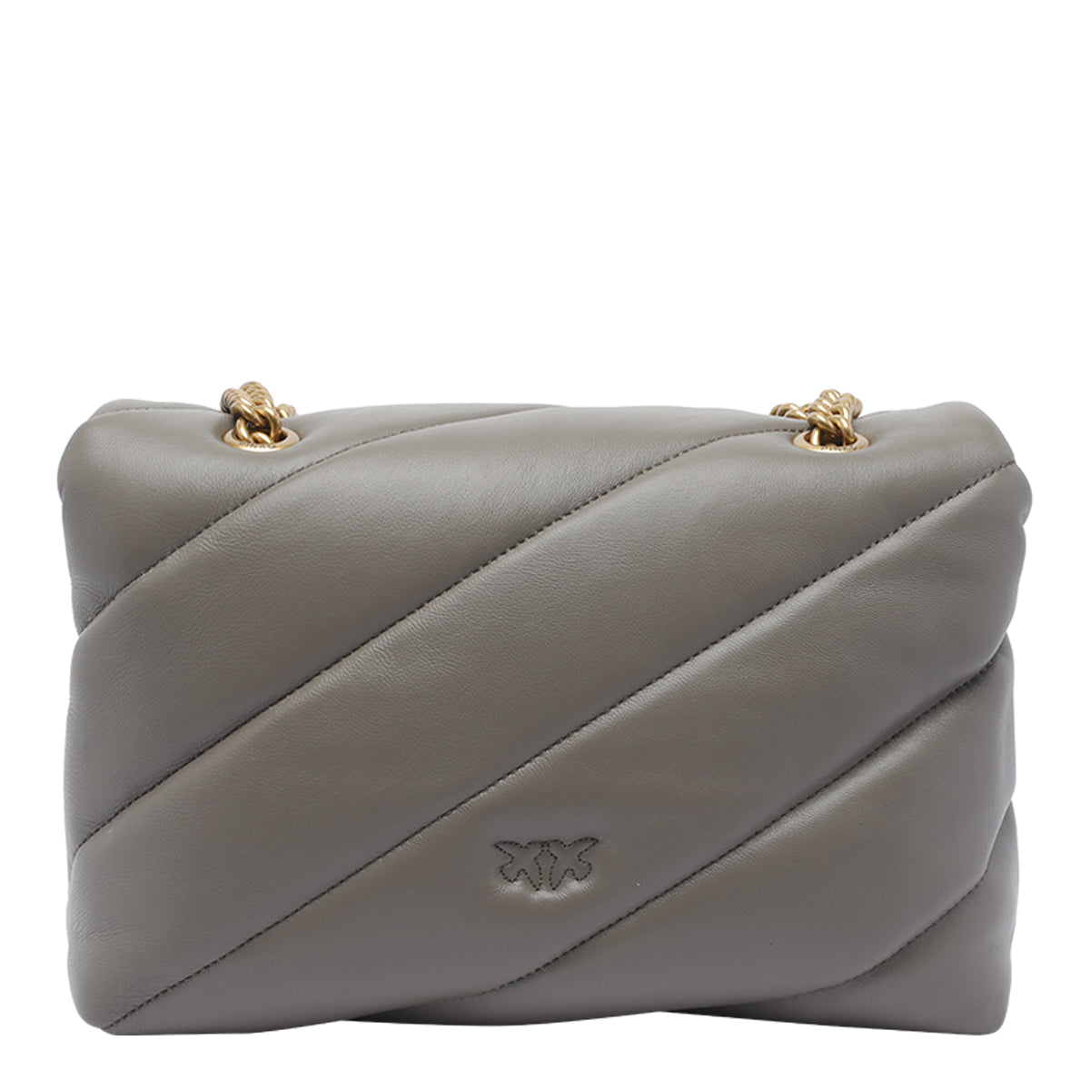 Pinko Bags Grey Sheep Leather