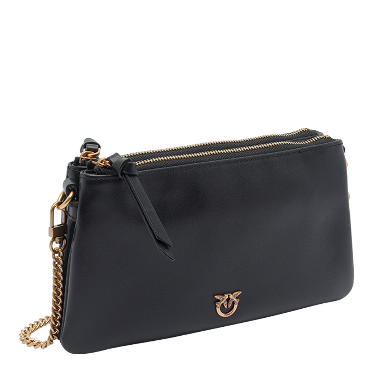 Pinko Bags Black Calf Leather