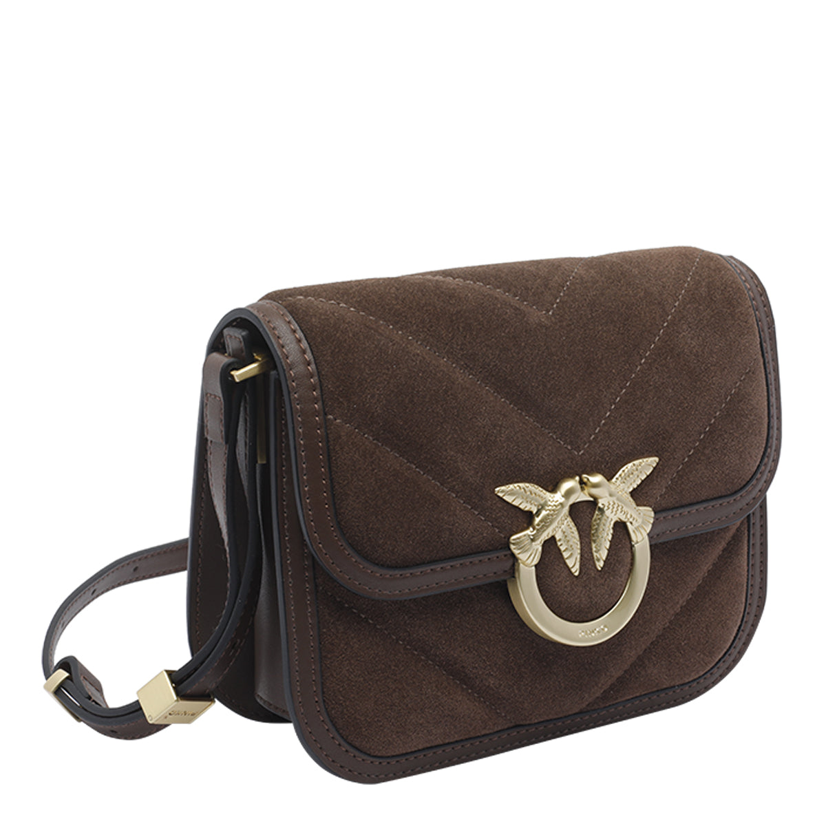 Pinko Bags Brown Calf Leather