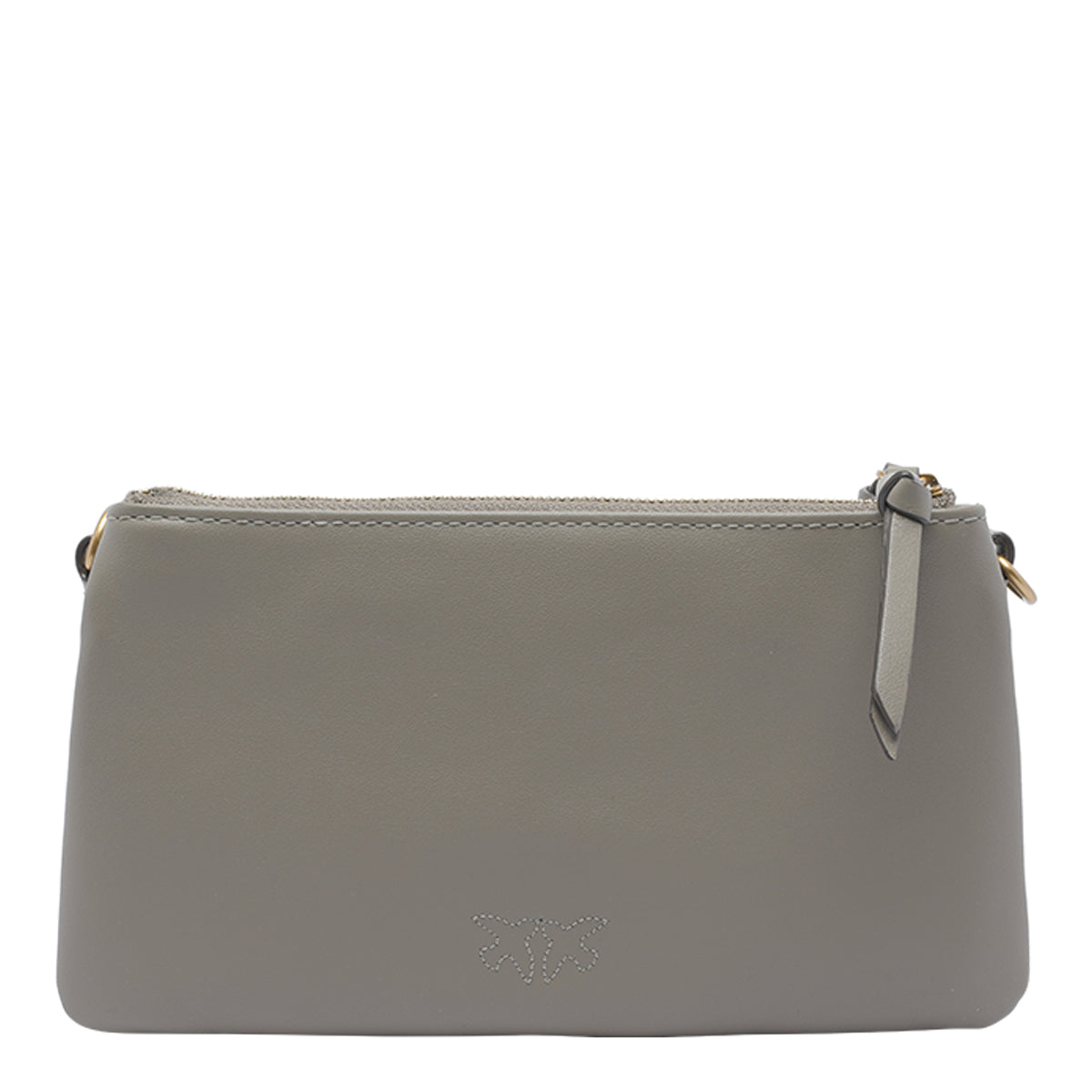 Pinko Bags Grey Calf Leather