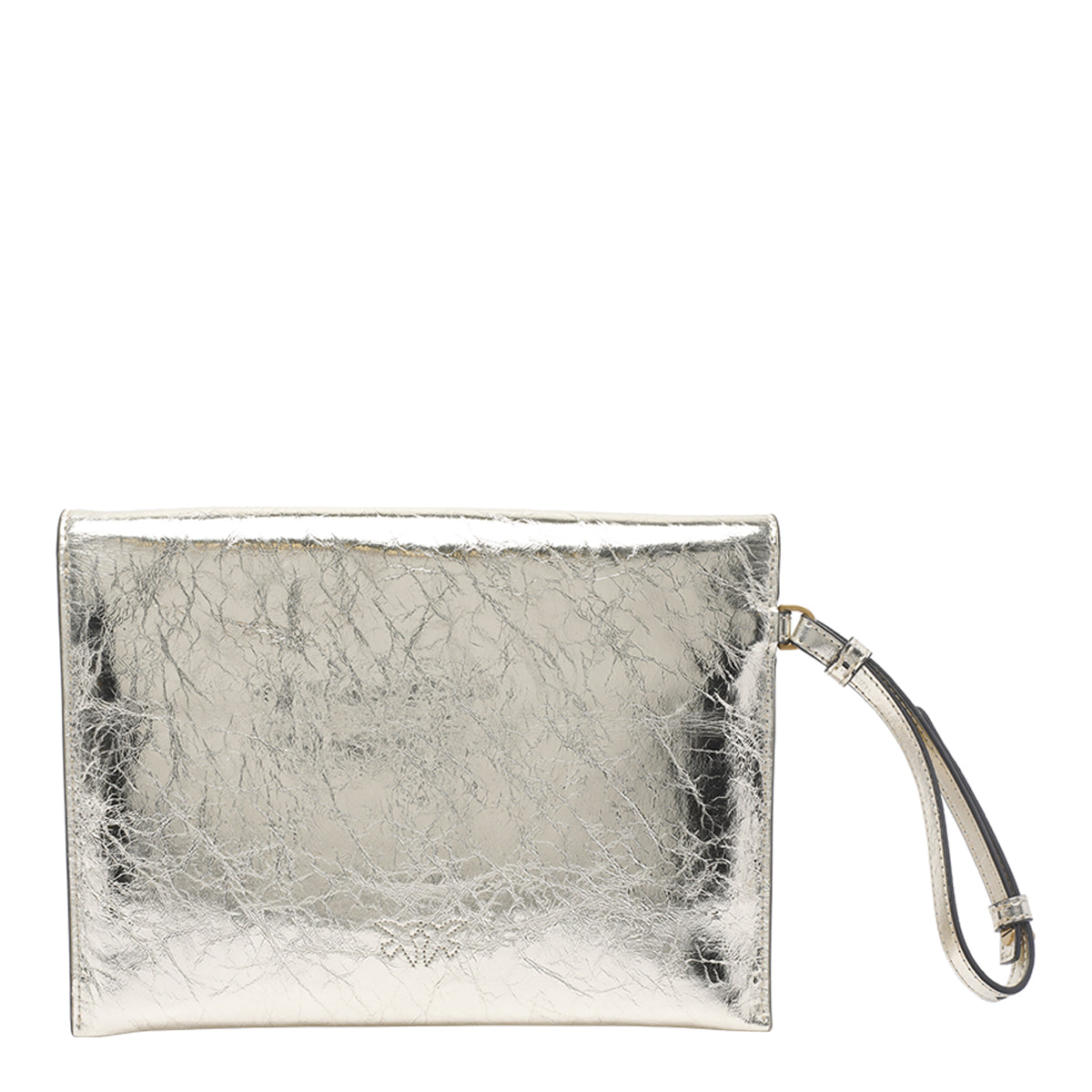 Pinko Bags Silver Calf Leather