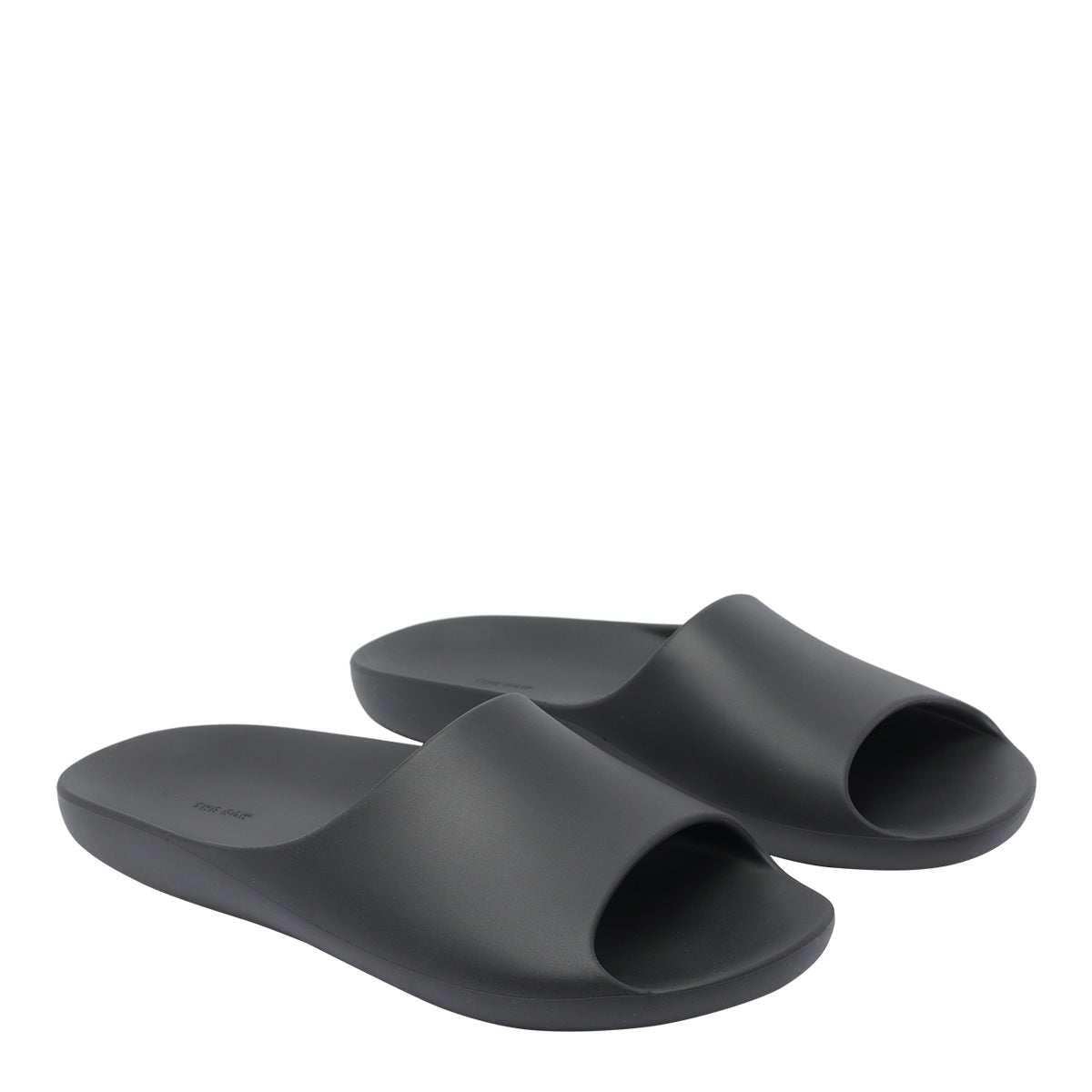 The Row Sandals Black Rubber/rubber Sole