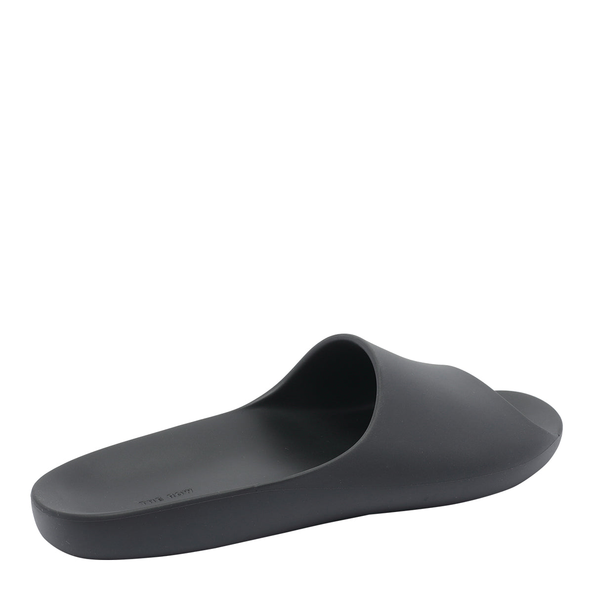 The Row Sandals Black Rubber/rubber Sole