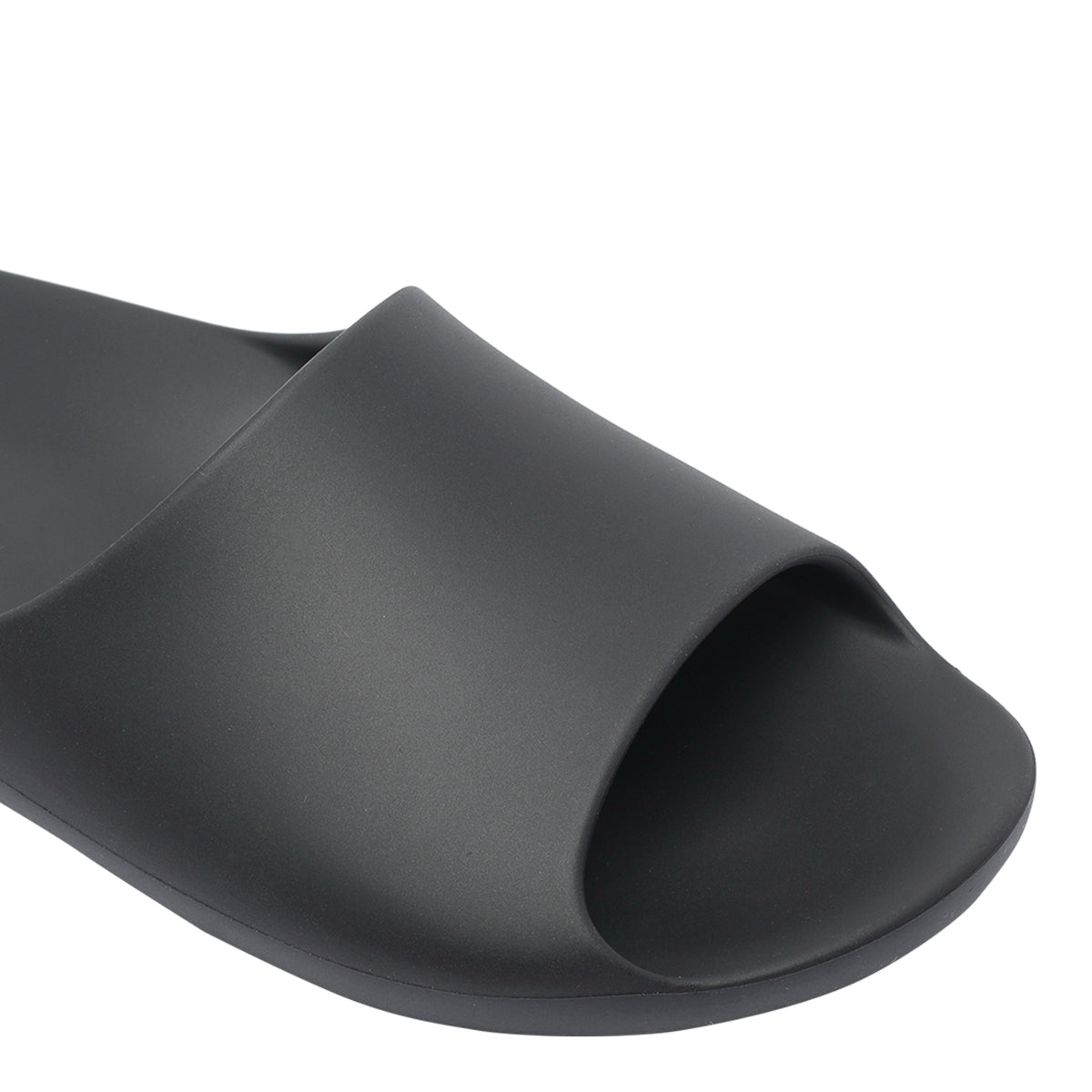 The Row Sandals Black Rubber/rubber Sole