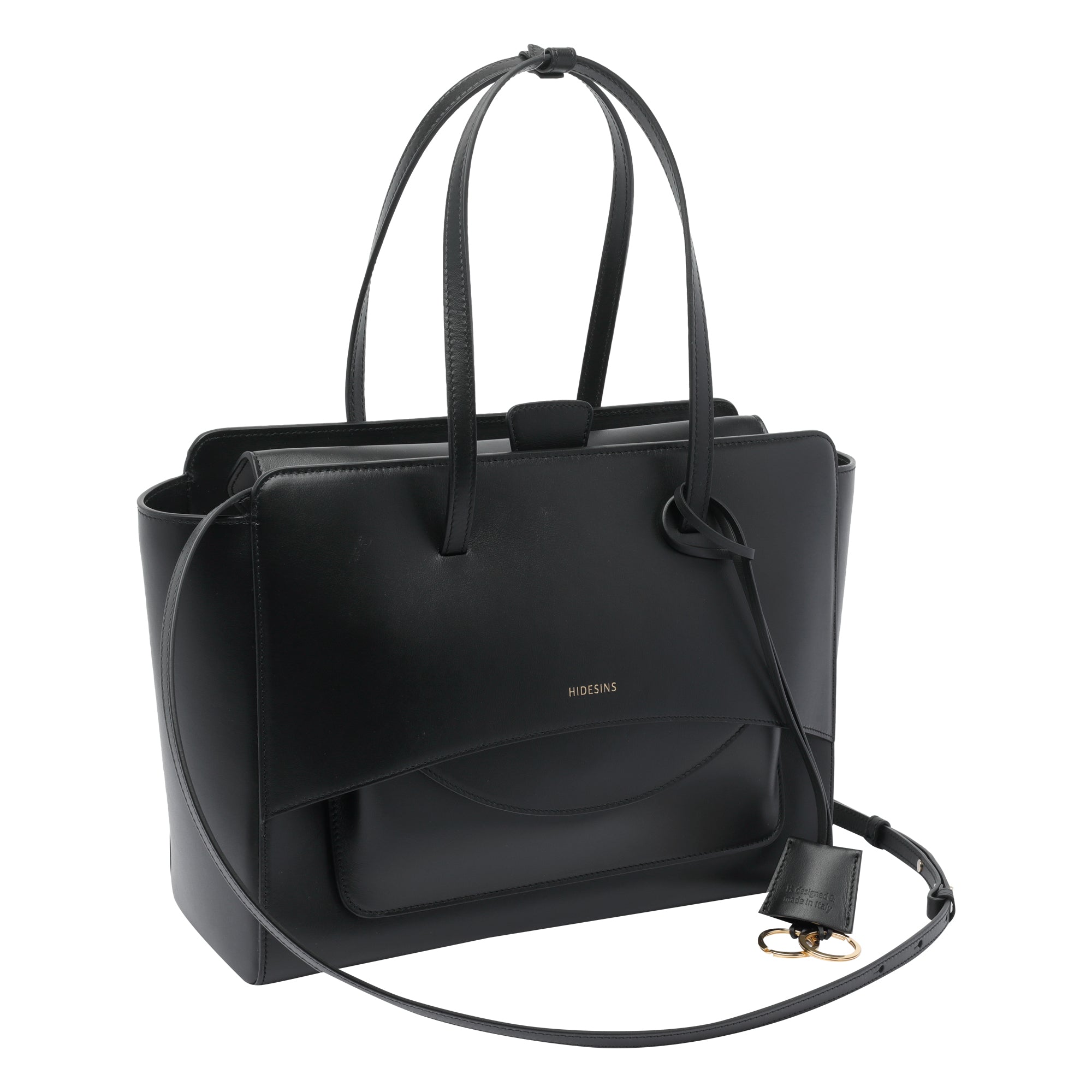 Hidesins Bags Black Calf Leather