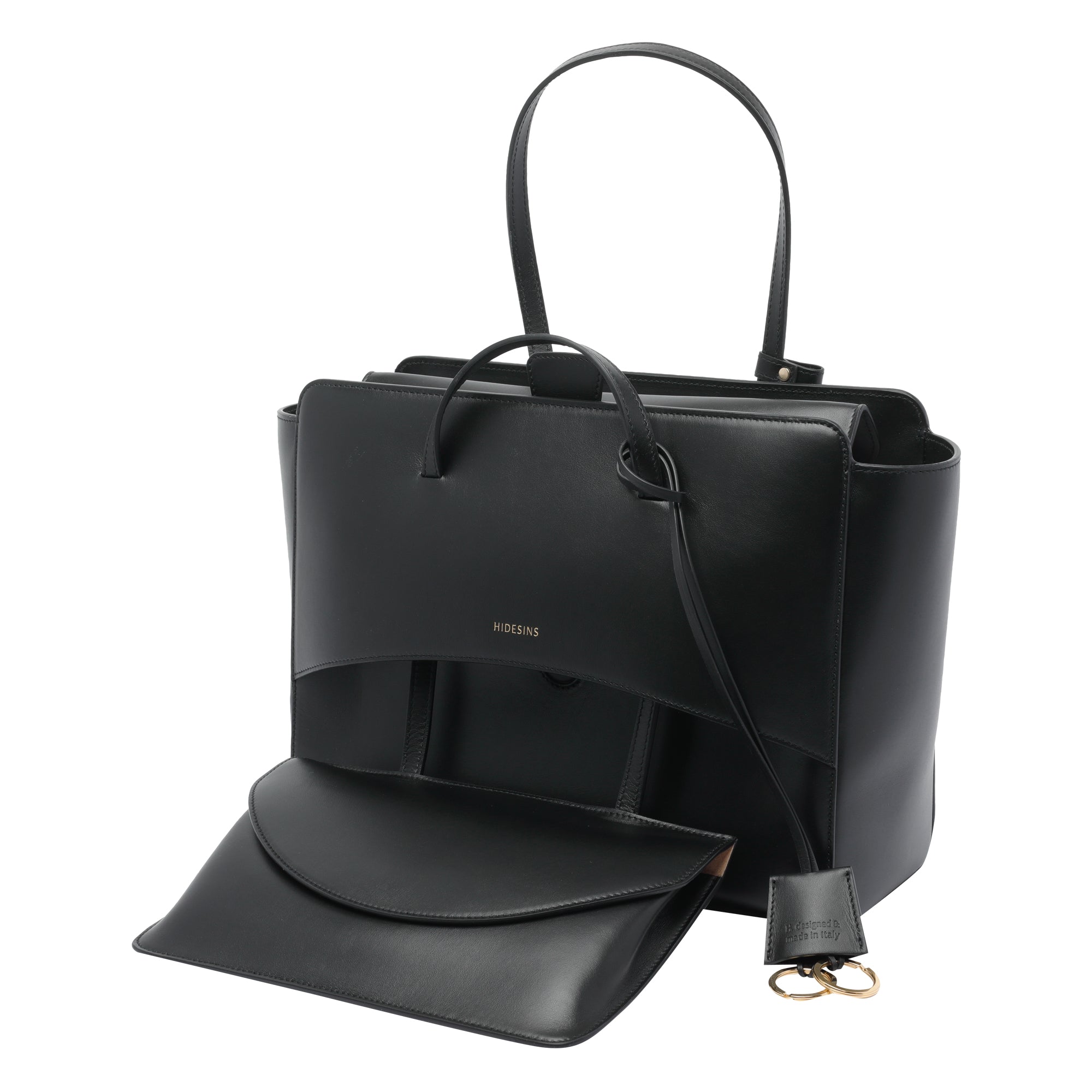 Hidesins Bags Black Calf Leather