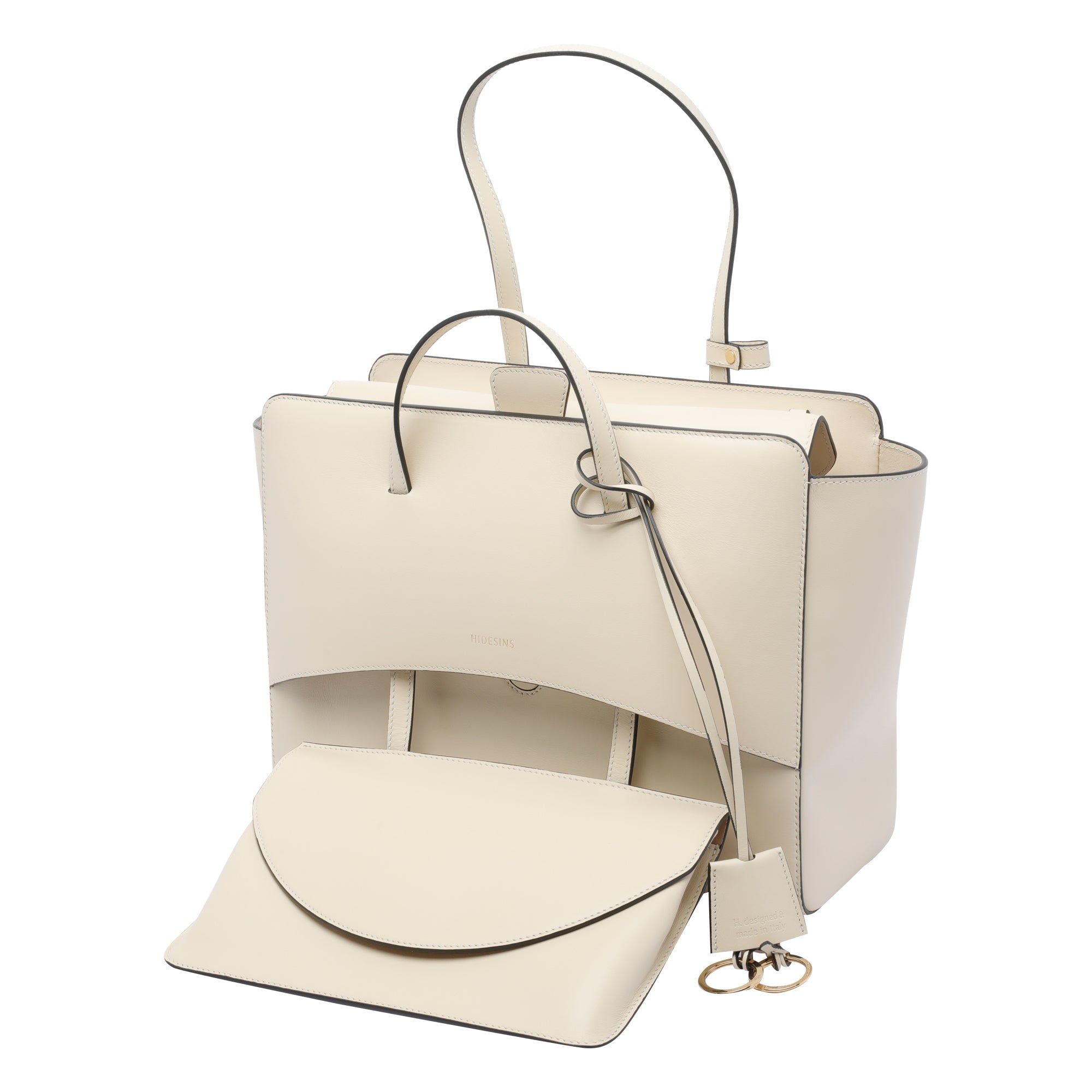 Hidesins Bags White Calf Leather