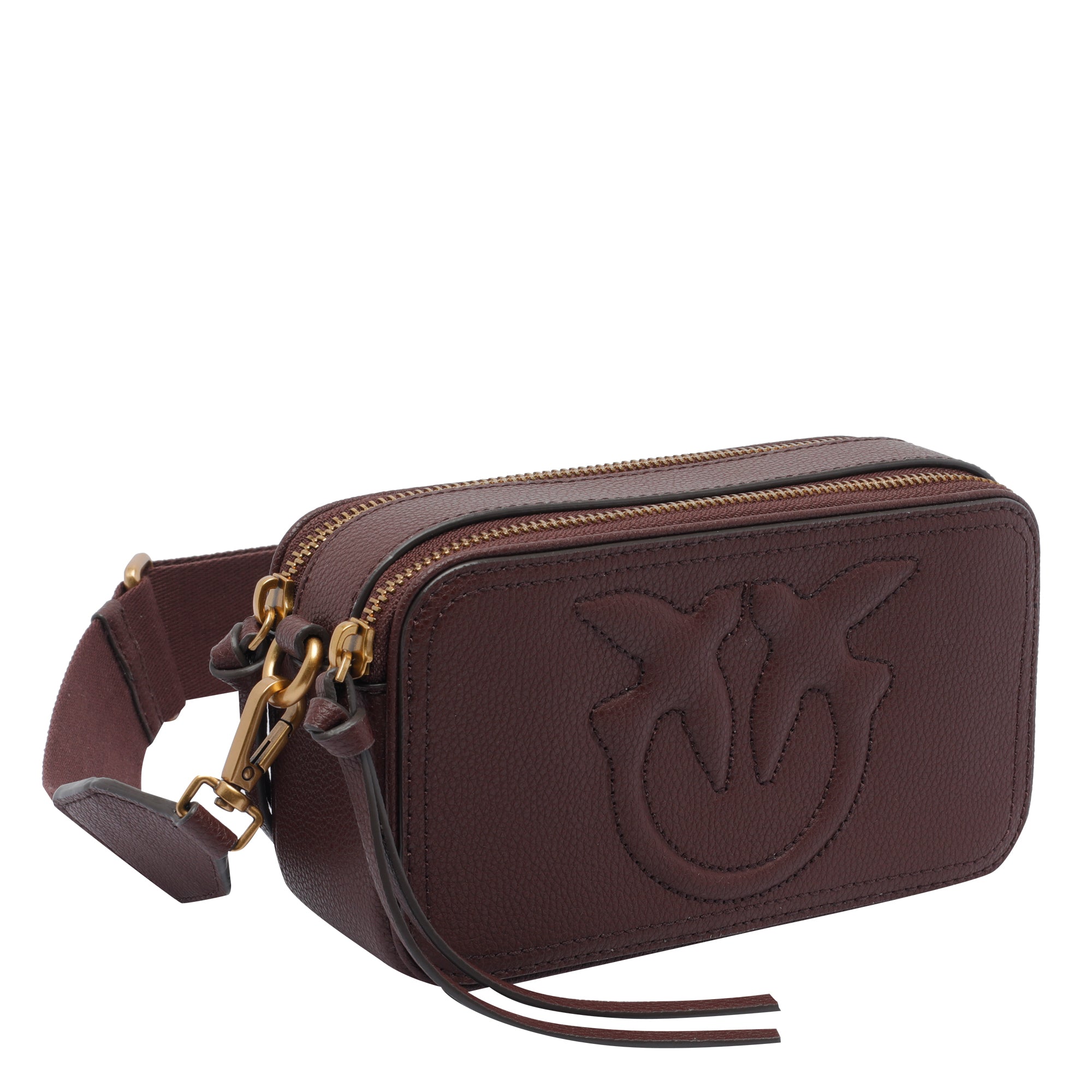 Pinko Bags Brown Calf Leather