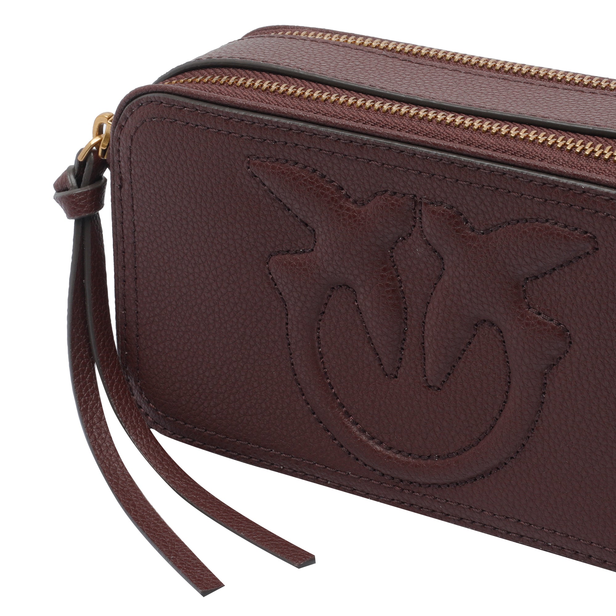 Pinko Bags Brown Calf Leather
