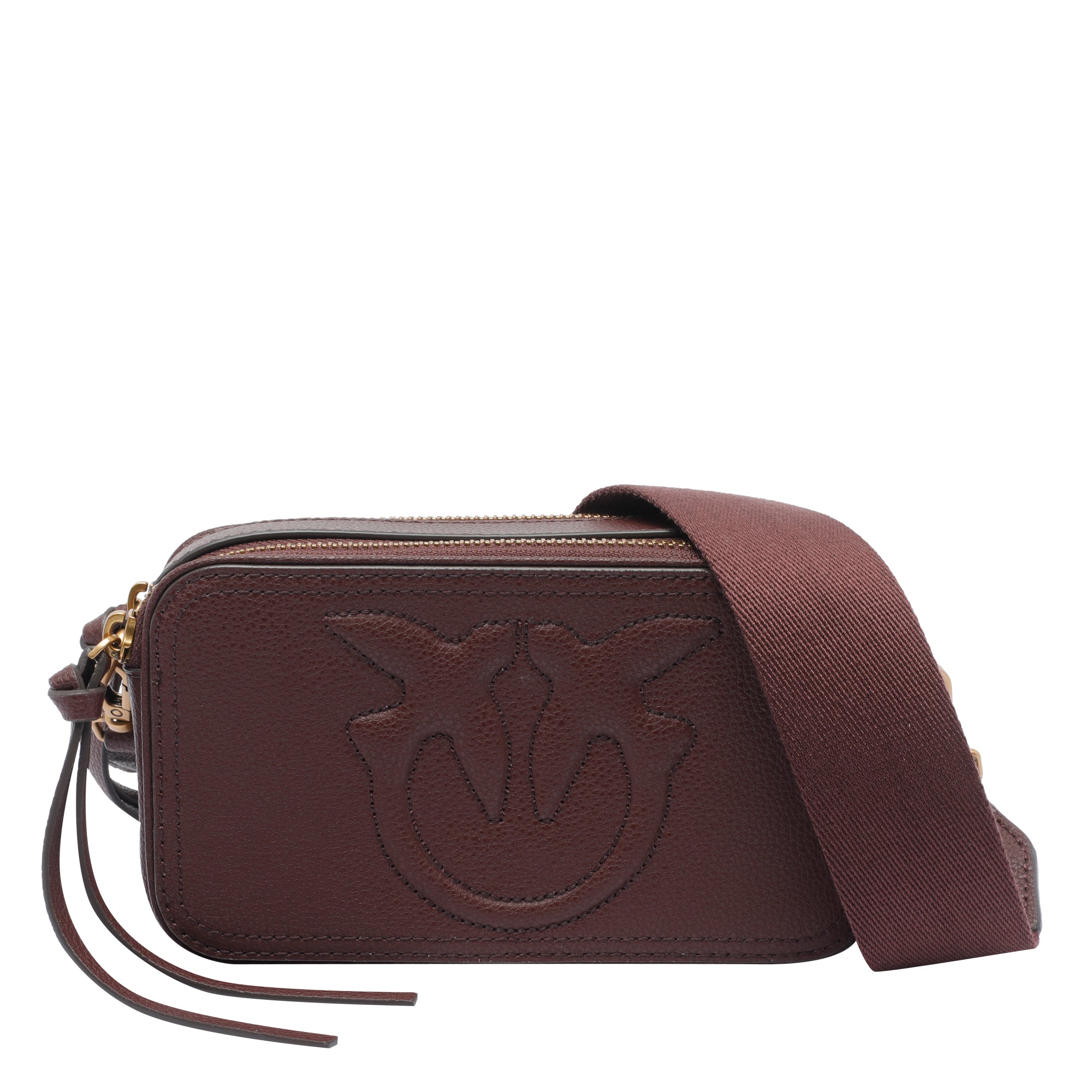 Pinko Bags Brown Calf Leather