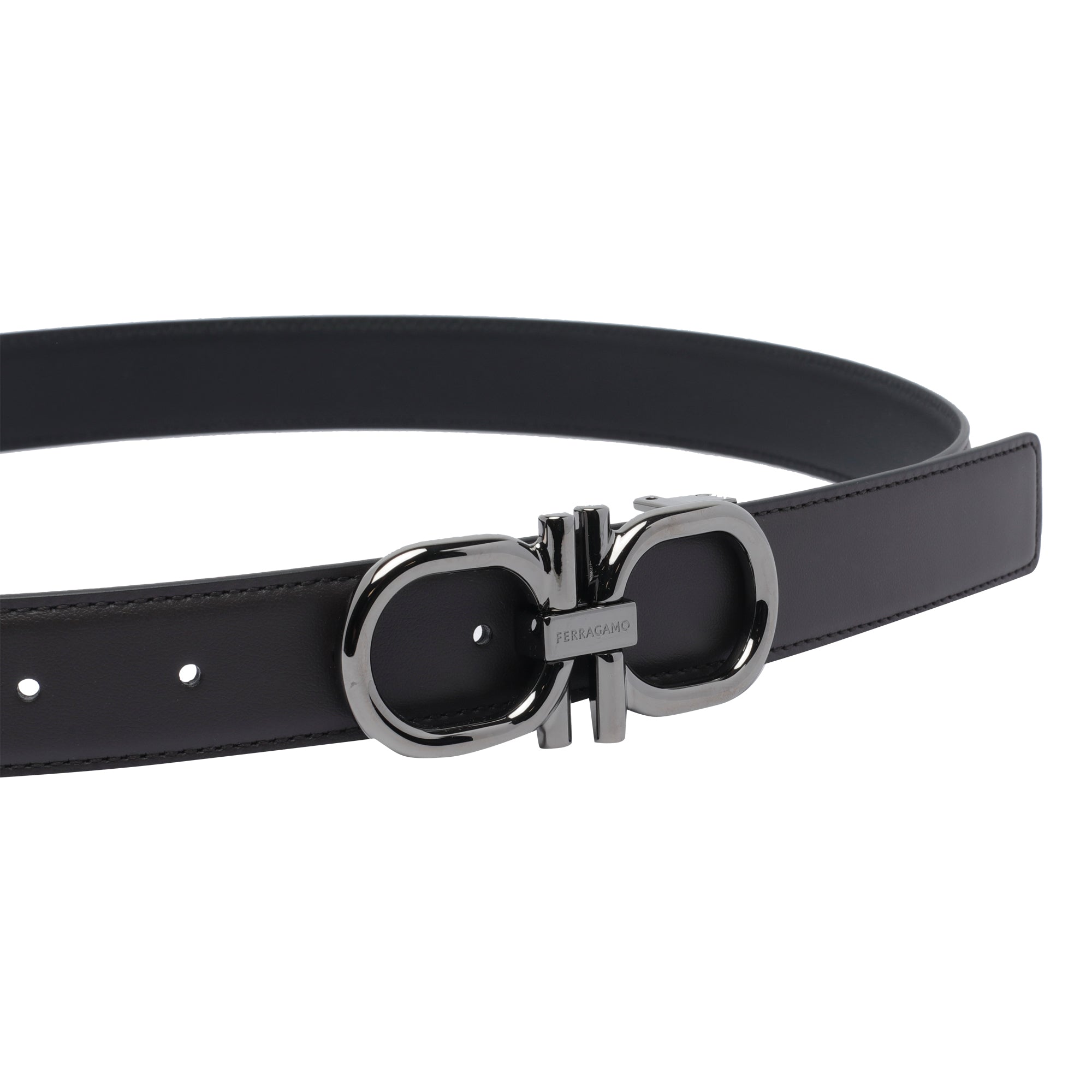 Ferragamo Belts Brown Calf Leather
