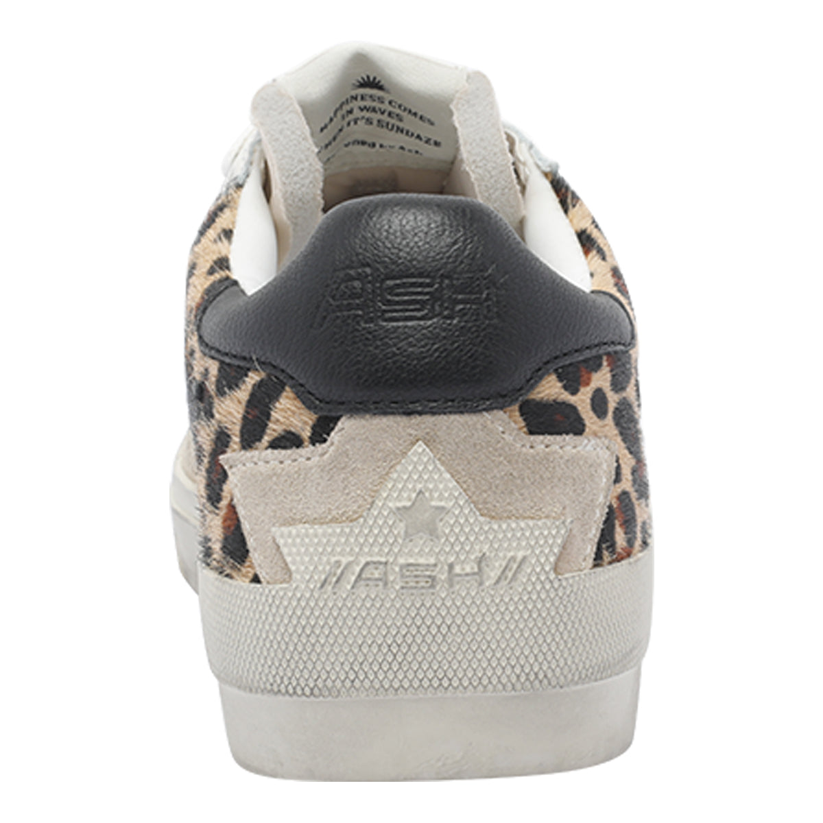 Ash Sneakers White Calf Leather/rubber Sole