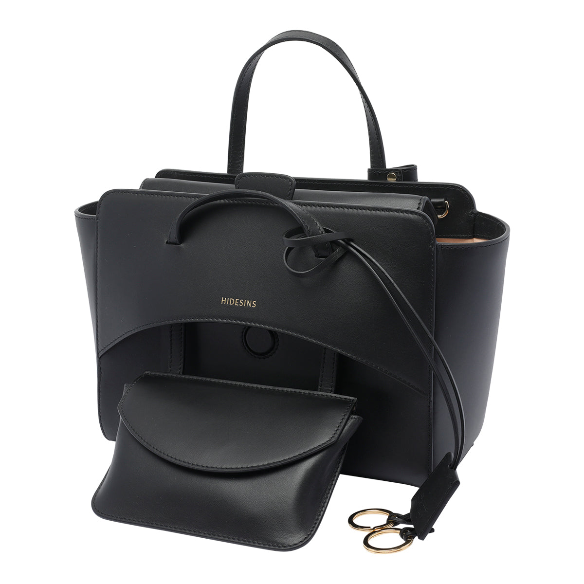 Hidesins Bags Black Calf Leather