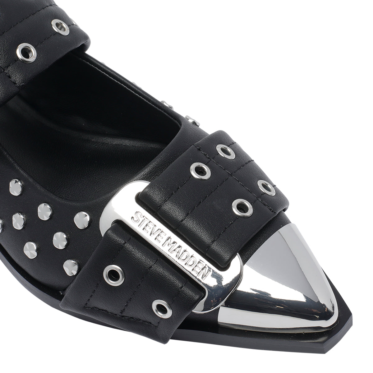 Steve Madden Flat shoes Black Synthetic Leather/rubber Sole