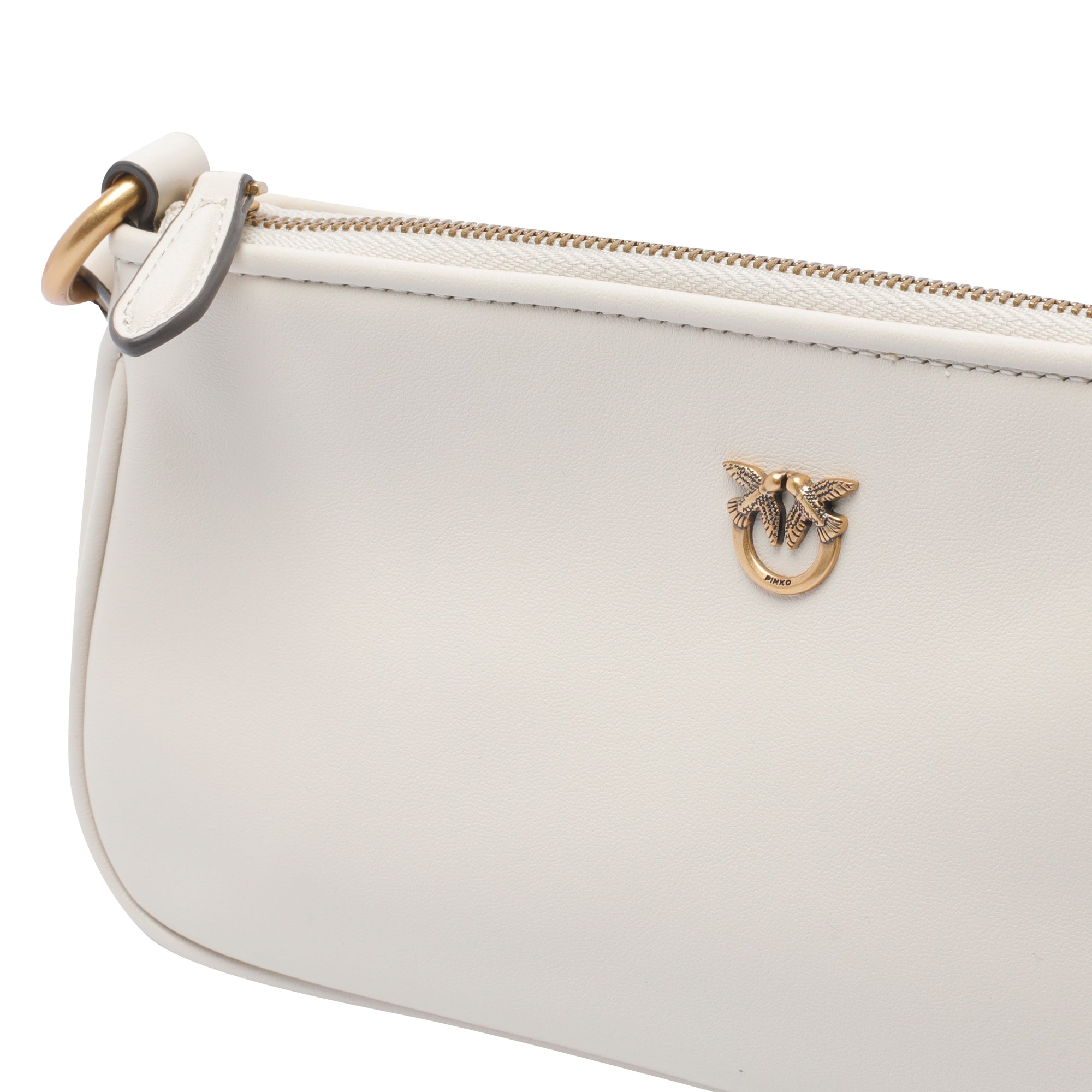 Pinko Bags White Calf Leather