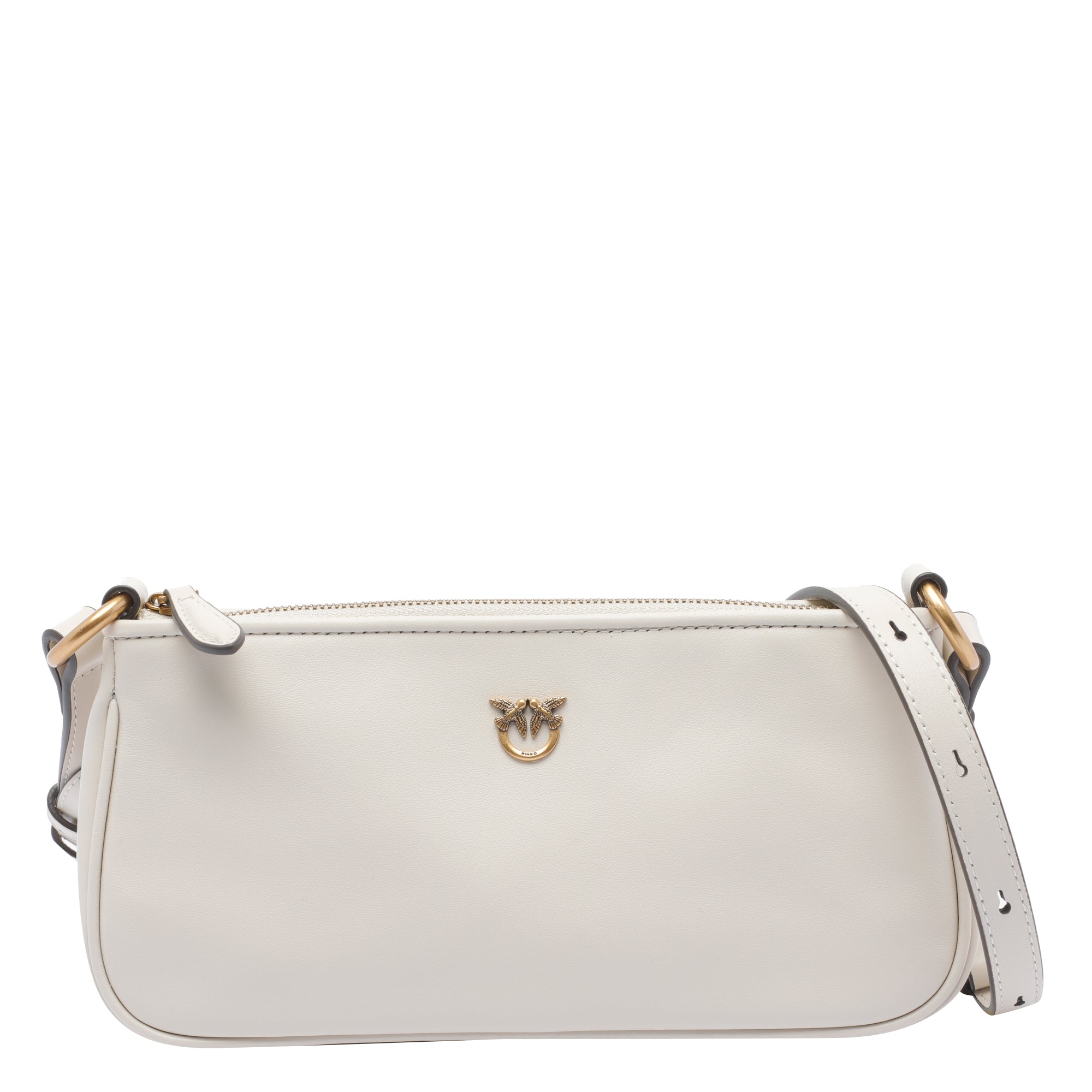 Pinko Bags White Calf Leather