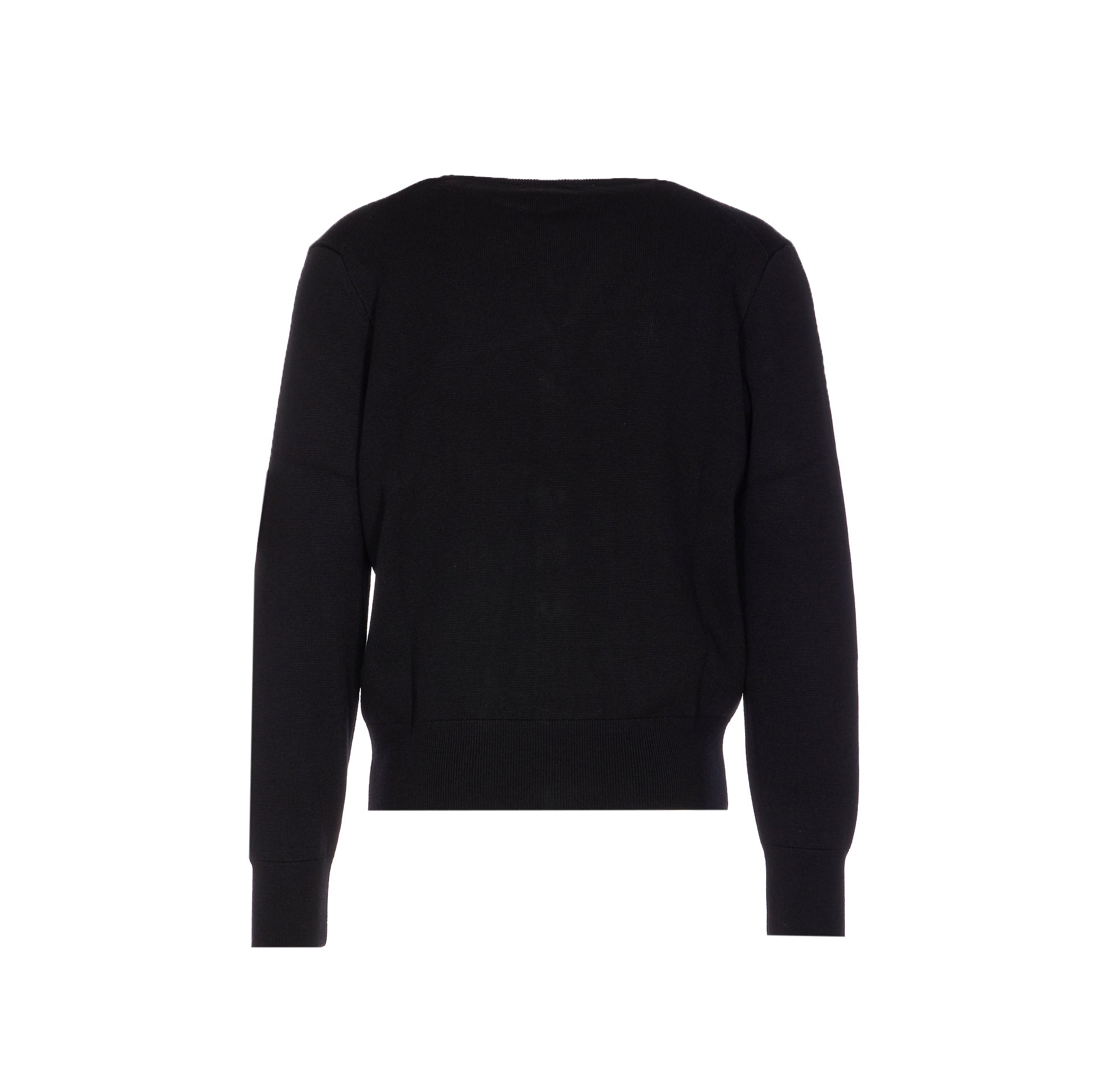 Ami Alexandre Matiussi Sweaters Black Wool Merino