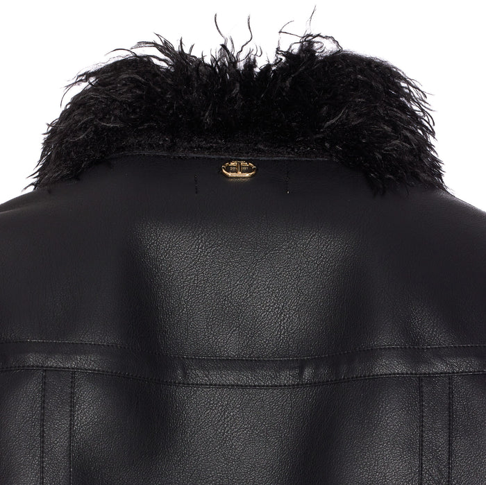 Twin-set Coats Black Polyester
