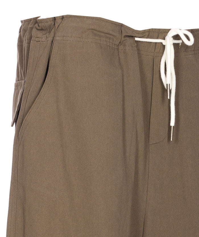 Eleh Trousers Green Cotton