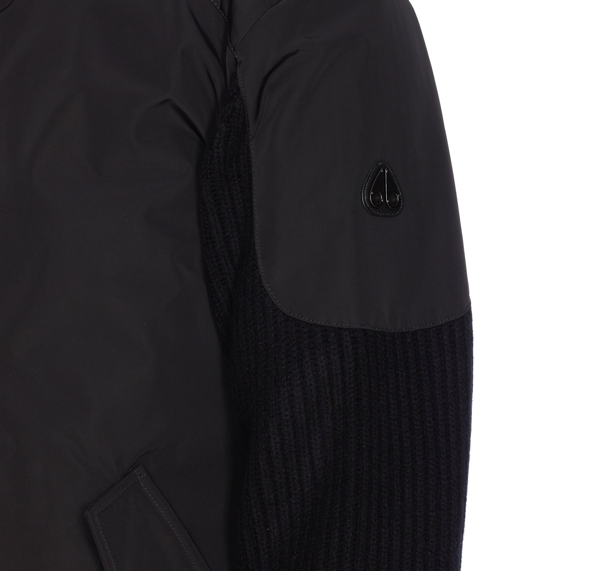 Moose Knuckles Jackets Black Wool