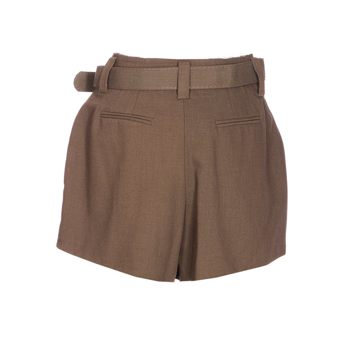 Eleh Shorts Brown Polyester