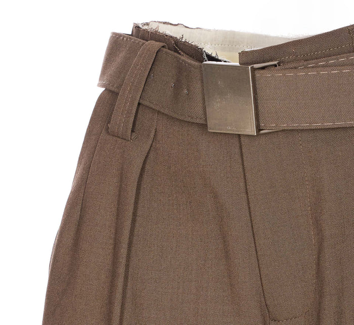 Eleh Shorts Brown Polyester