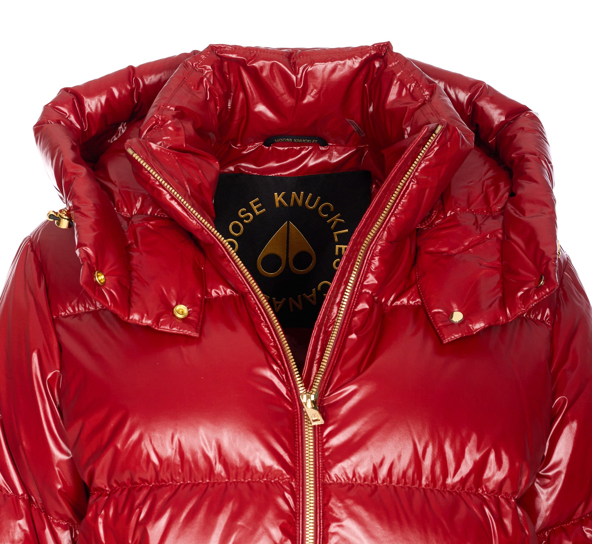 Moose Knuckles Coats Red Nylon