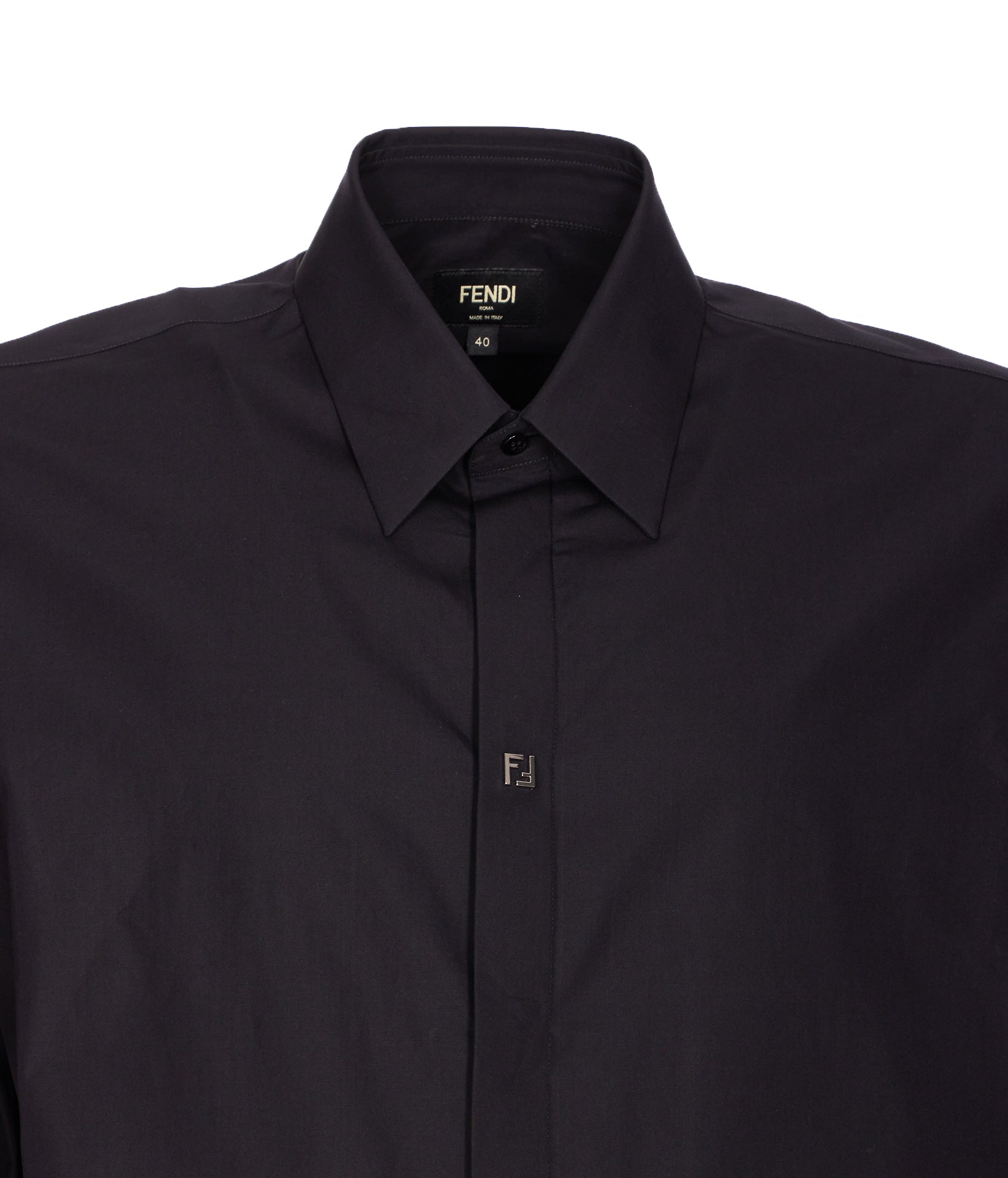 Fendi Shirts Black Cotton