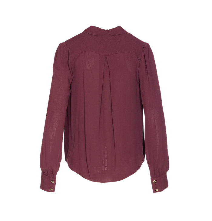 Twin-Set Shirts Red Viscose