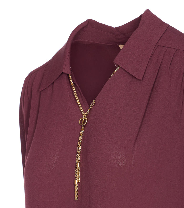 Twin-Set Shirts Red Viscose