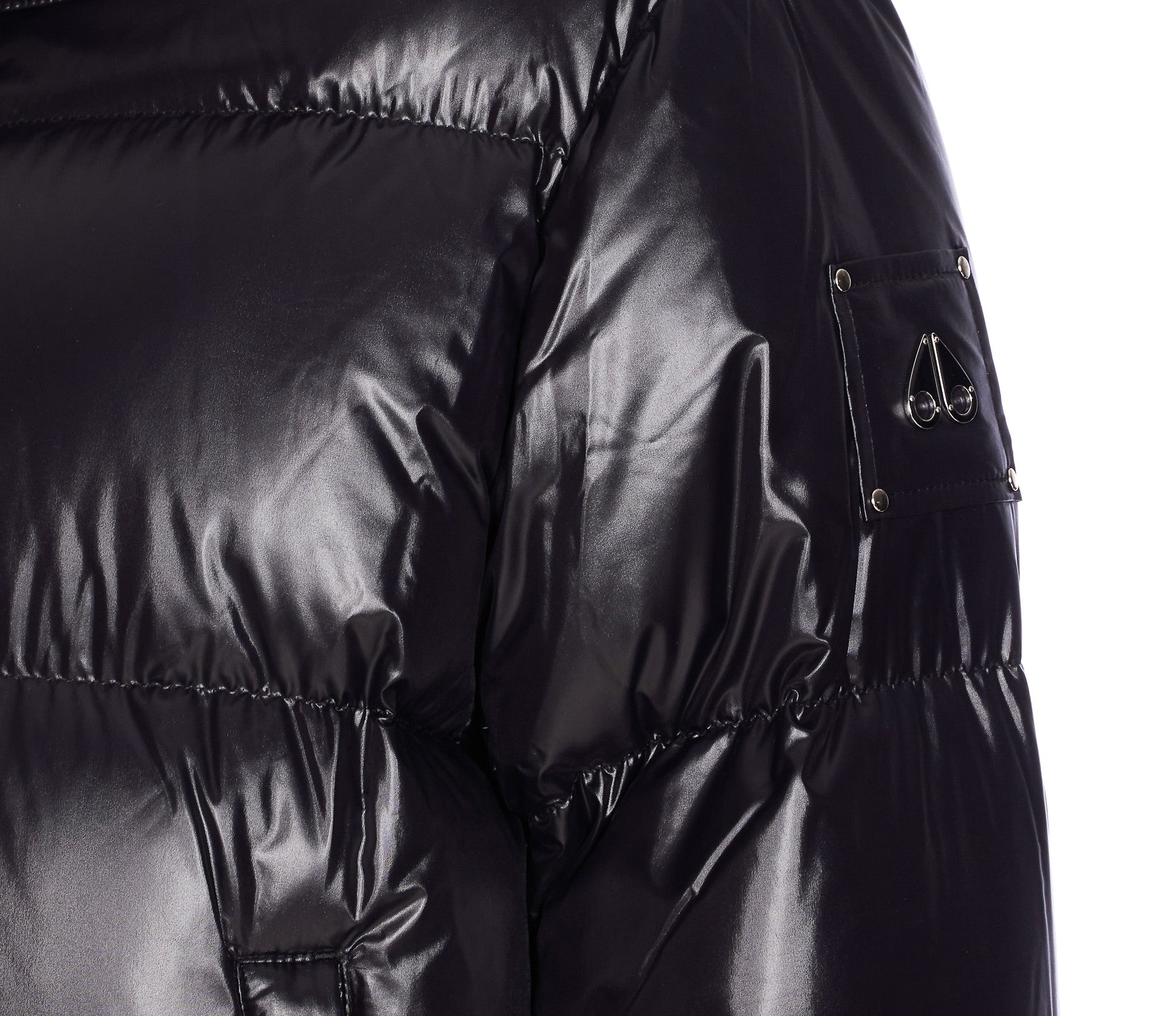 Moose Knuckles Coats Black Nylon