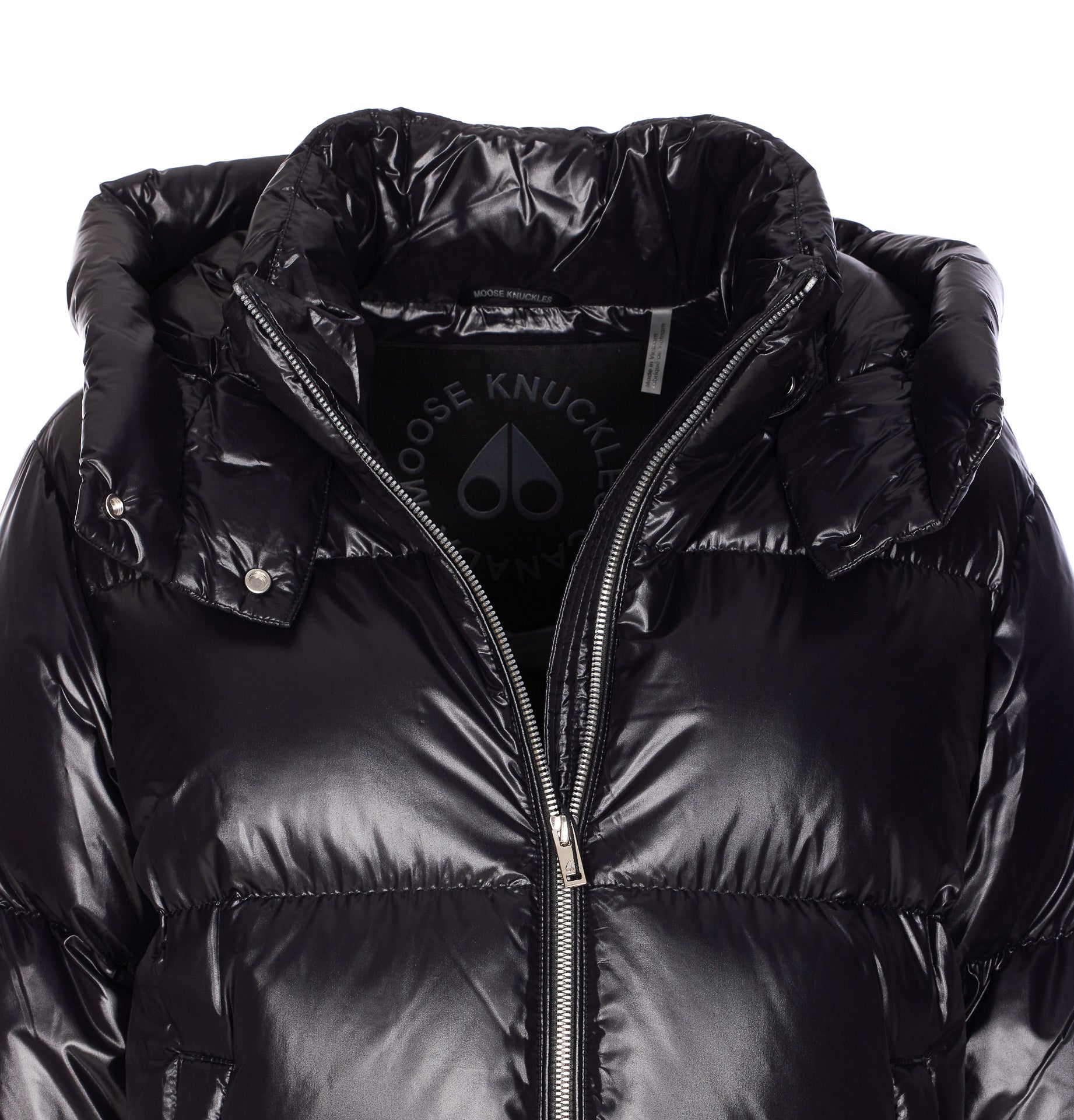 Moose Knuckles Coats Black Nylon
